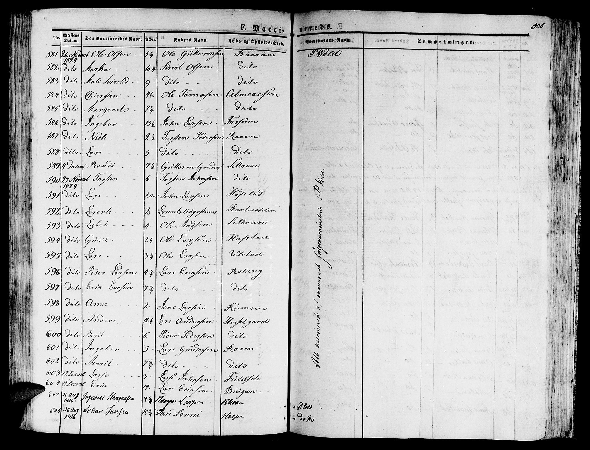 Ministerialprotokoller, klokkerbøker og fødselsregistre - Nord-Trøndelag, SAT/A-1458/709/L0070: Parish register (official) no. 709A10, 1820-1832, p. 505