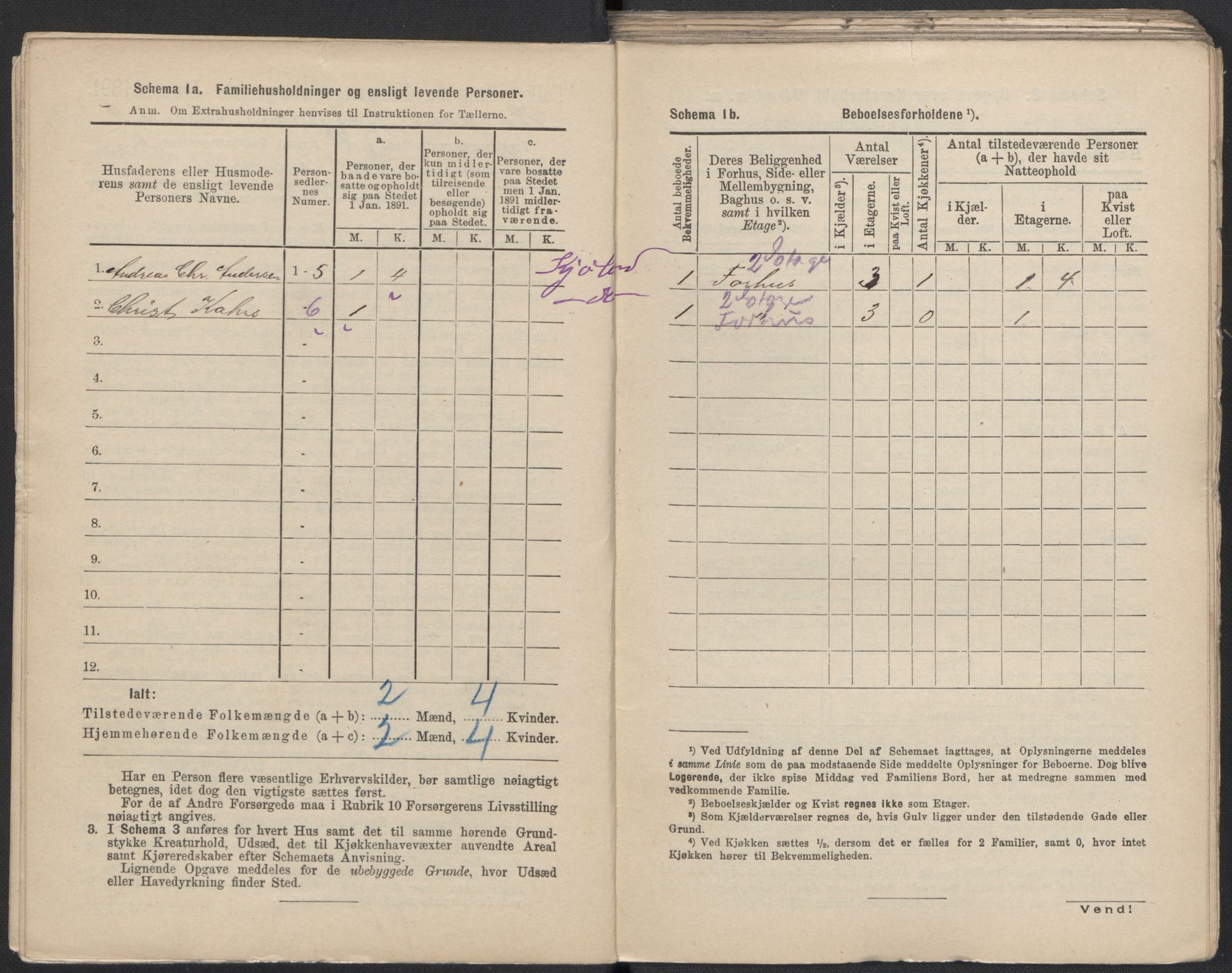 RA, 1891 Census for 1301 Bergen, 1891, p. 5790