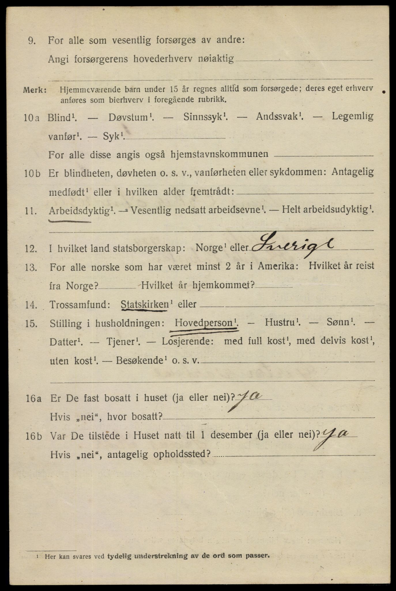 SAO, 1920 census for Fredrikstad, 1920, p. 39248