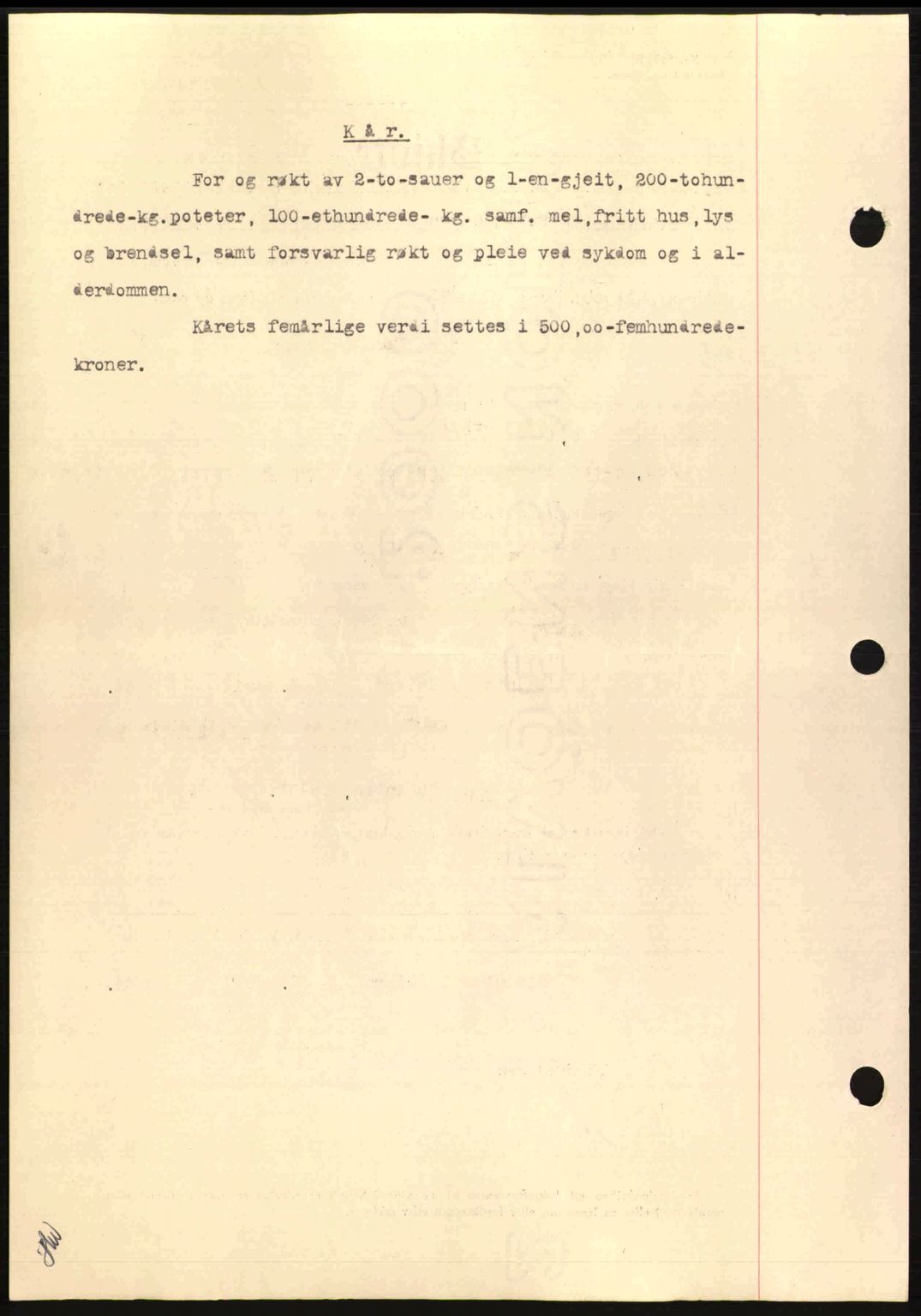 Salten sorenskriveri, SAT/A-4578/1/2/2C: Mortgage book no. A14-15, 1943-1945, Diary no: : 1327/1944