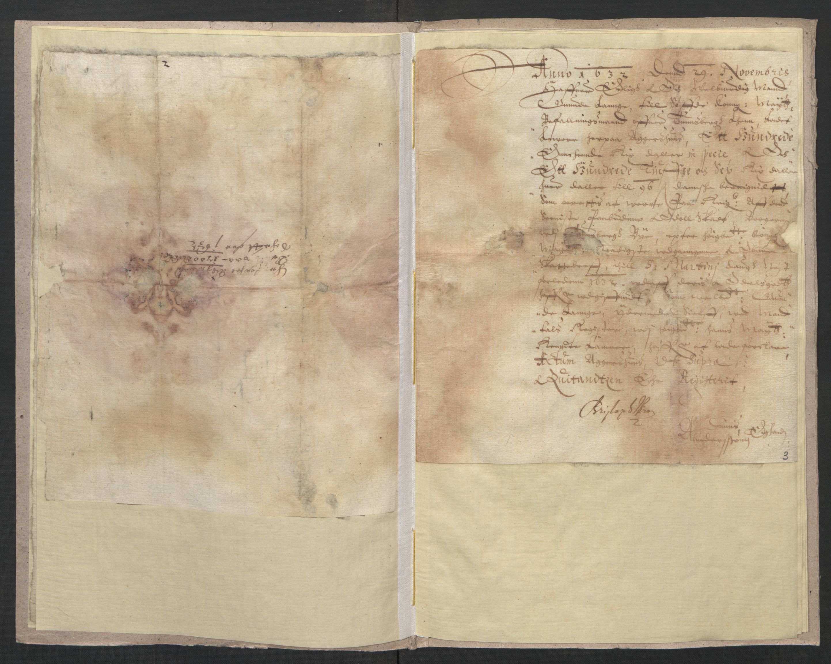 Rentekammeret inntil 1814, Reviderte regnskaper, Lensregnskaper, AV/RA-EA-5023/R/Rb/Rbo/L0013: Tønsberg len, 1631-1633