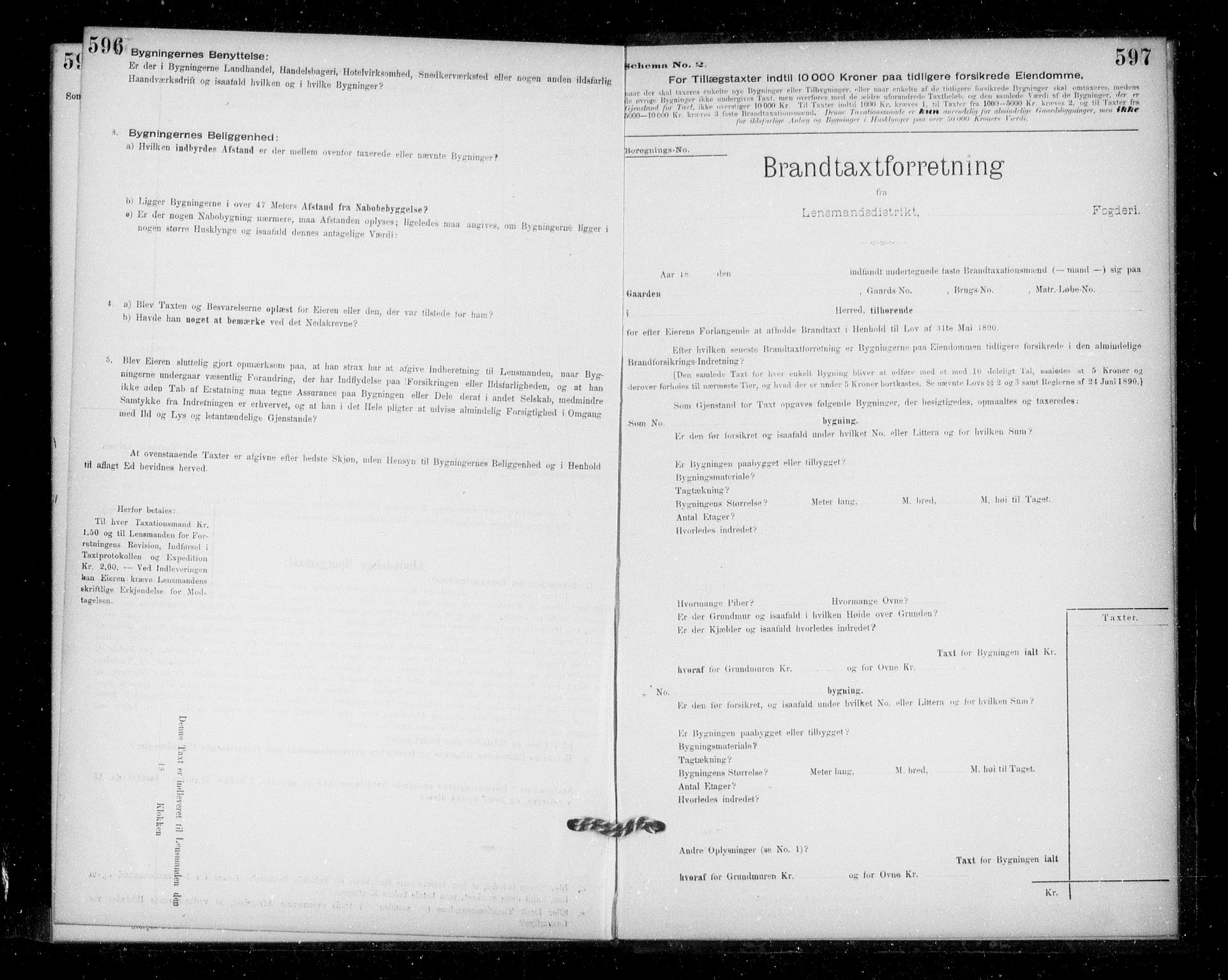 Lensmannen i Jondal, AV/SAB-A-33101/0012/L0005: Branntakstprotokoll, skjematakst, 1894-1951, p. 596-597