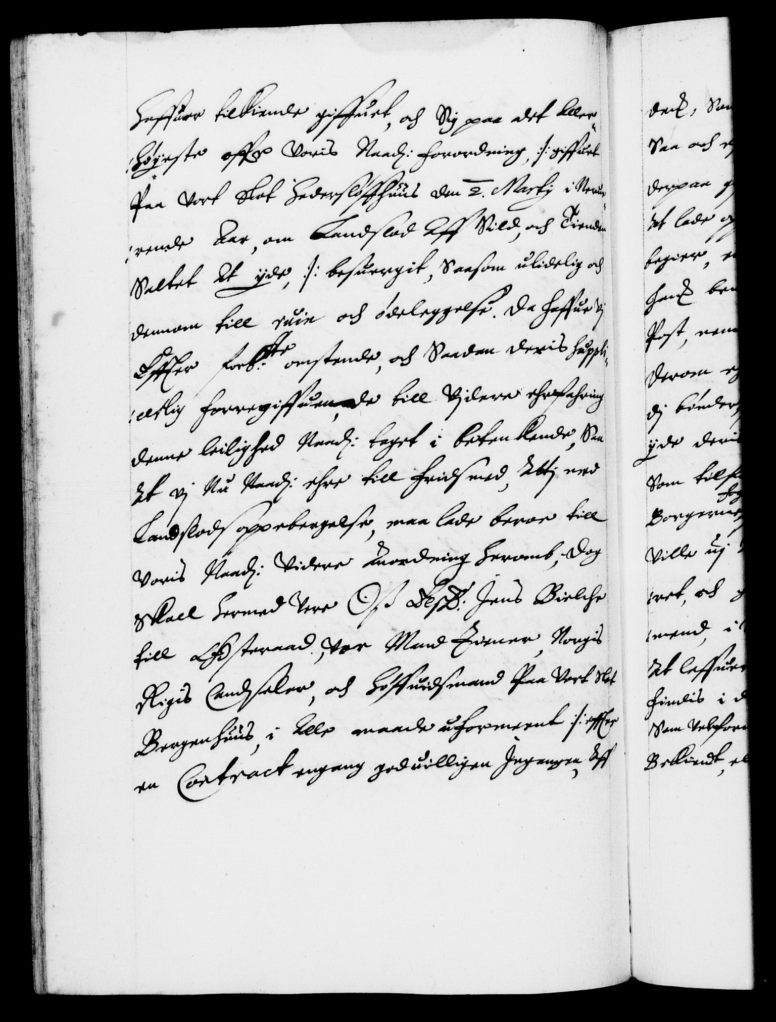 Danske Kanselli 1572-1799, RA/EA-3023/F/Fc/Fca/Fcab/L0006: Norske tegnelser (mikrofilm), 1634-1639, p. 198b