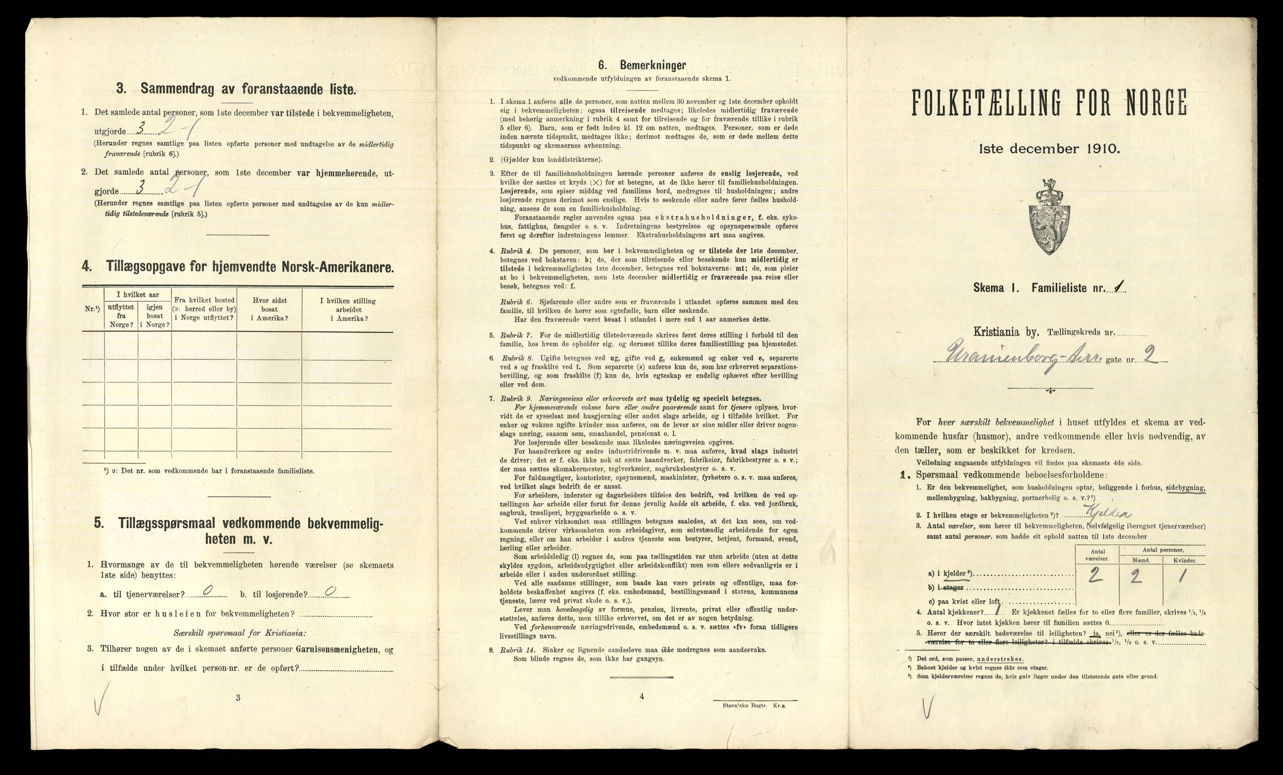 RA, 1910 census for Kristiania, 1910, p. 115335