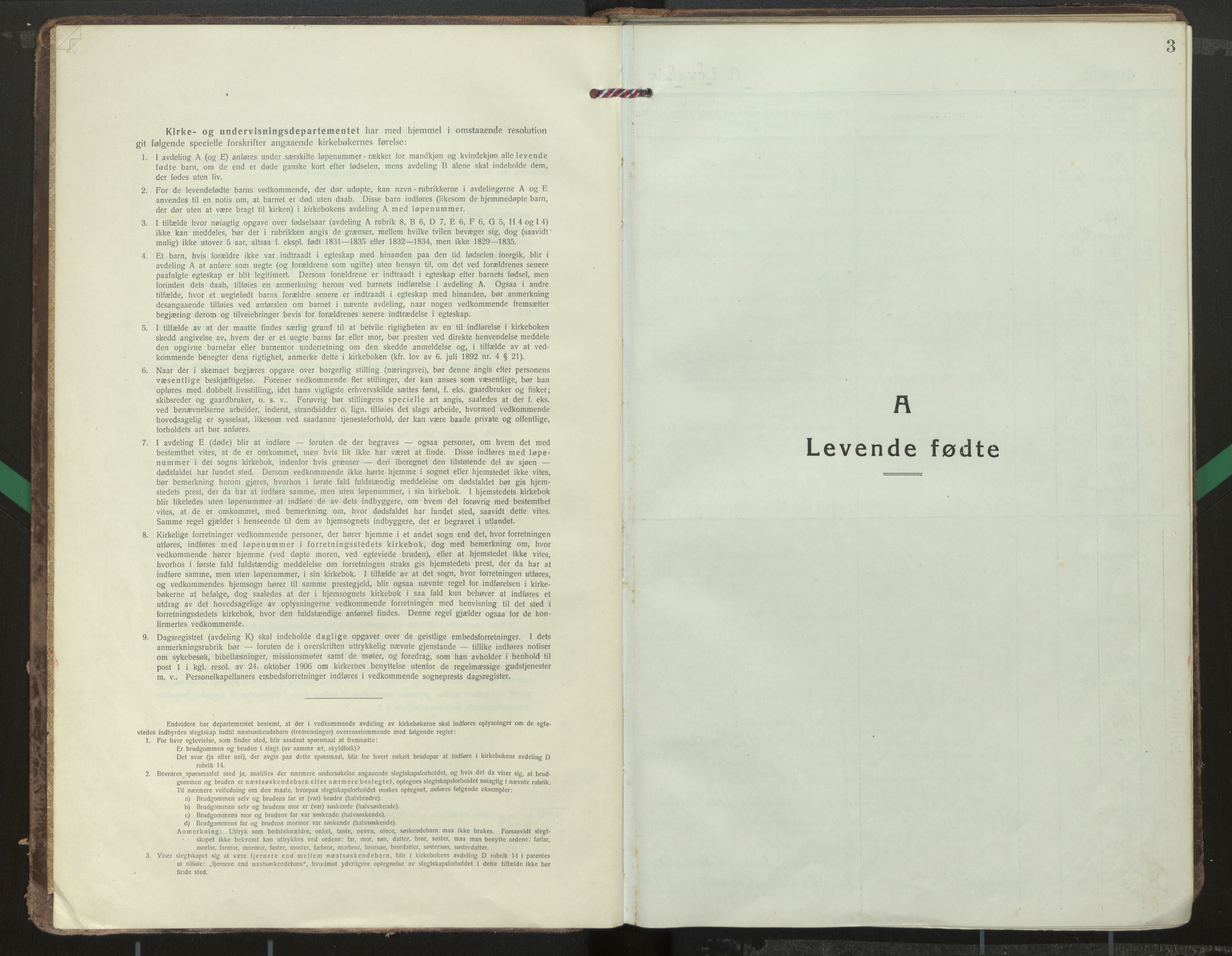 Kinn sokneprestembete, AV/SAB-A-80801/H/Haa/Haae/L0002: Parish register (official) no. E 2, 1917-1937, p. 3