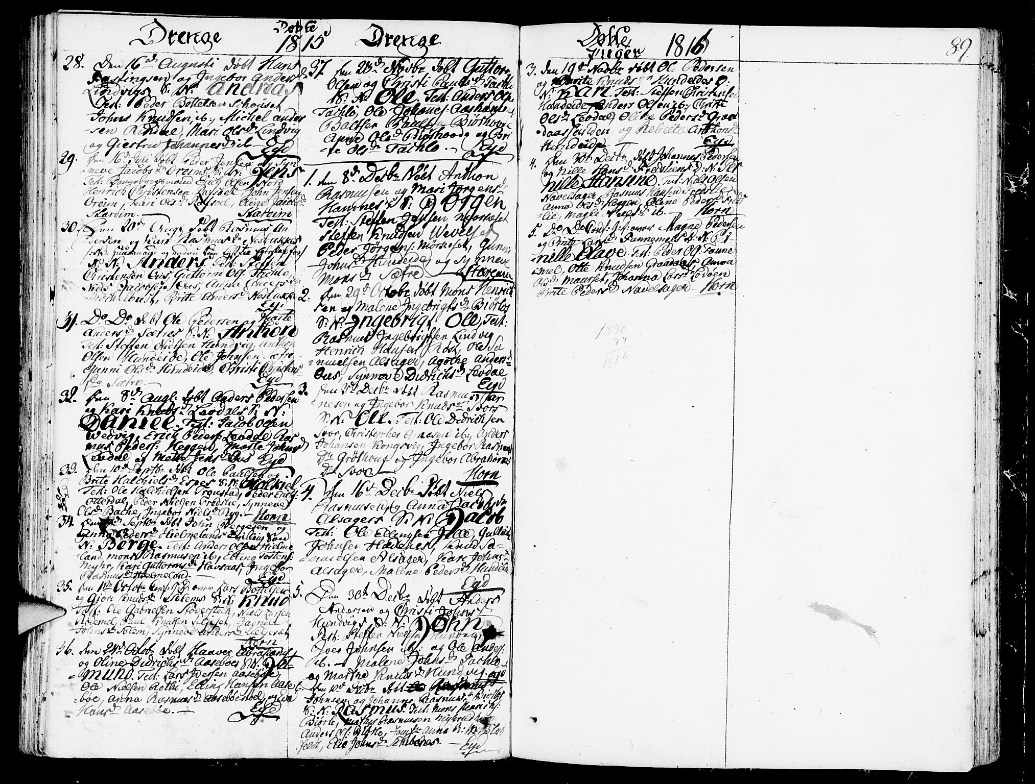 Eid sokneprestembete, AV/SAB-A-82301/H/Haa/Haaa/L0004: Parish register (official) no. A 4, 1806-1815, p. 89