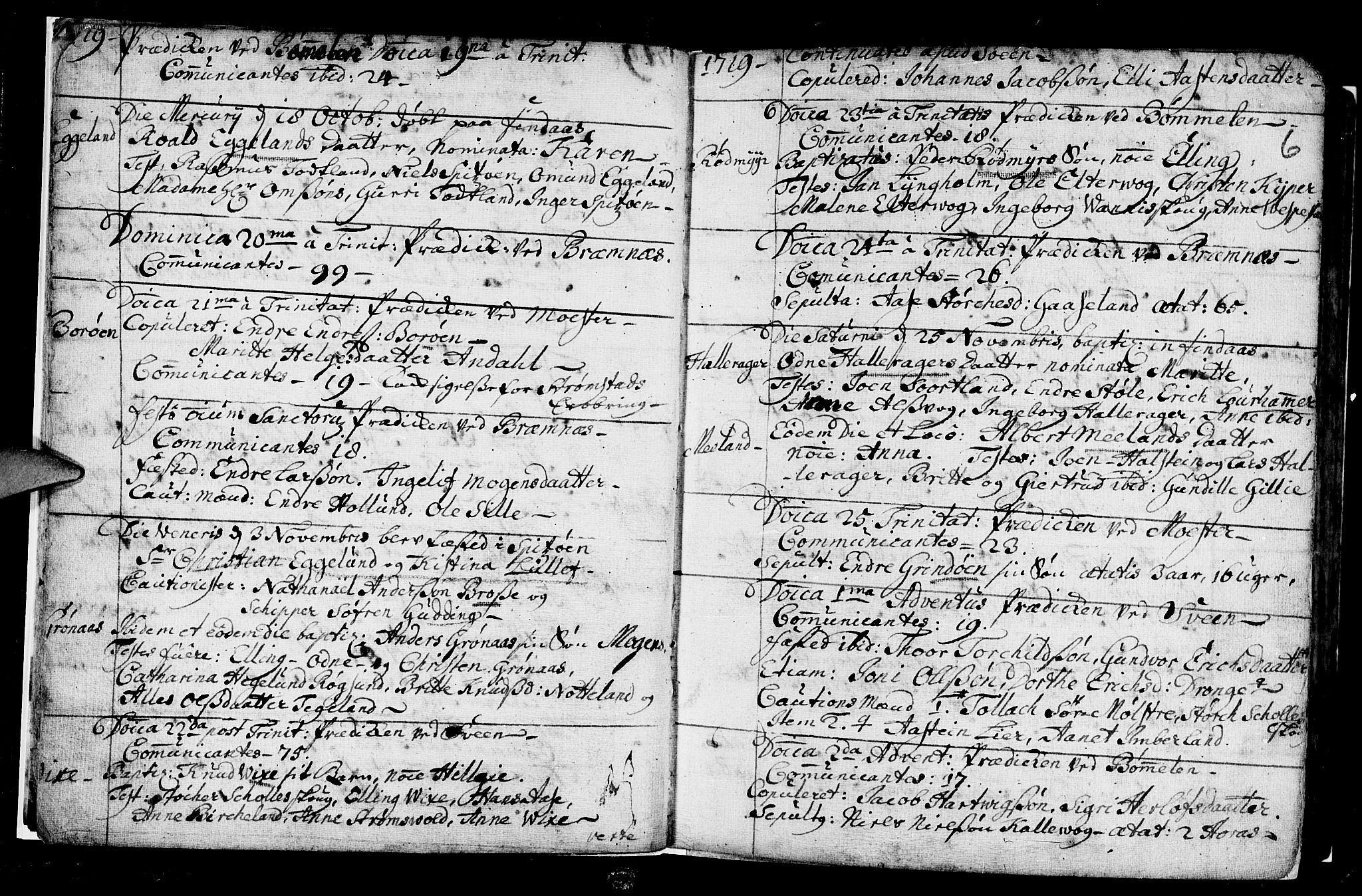 Finnås sokneprestembete, AV/SAB-A-99925/H/Ha/Haa/Haaa/L0001: Parish register (official) no. A 1, 1718-1744, p. 6