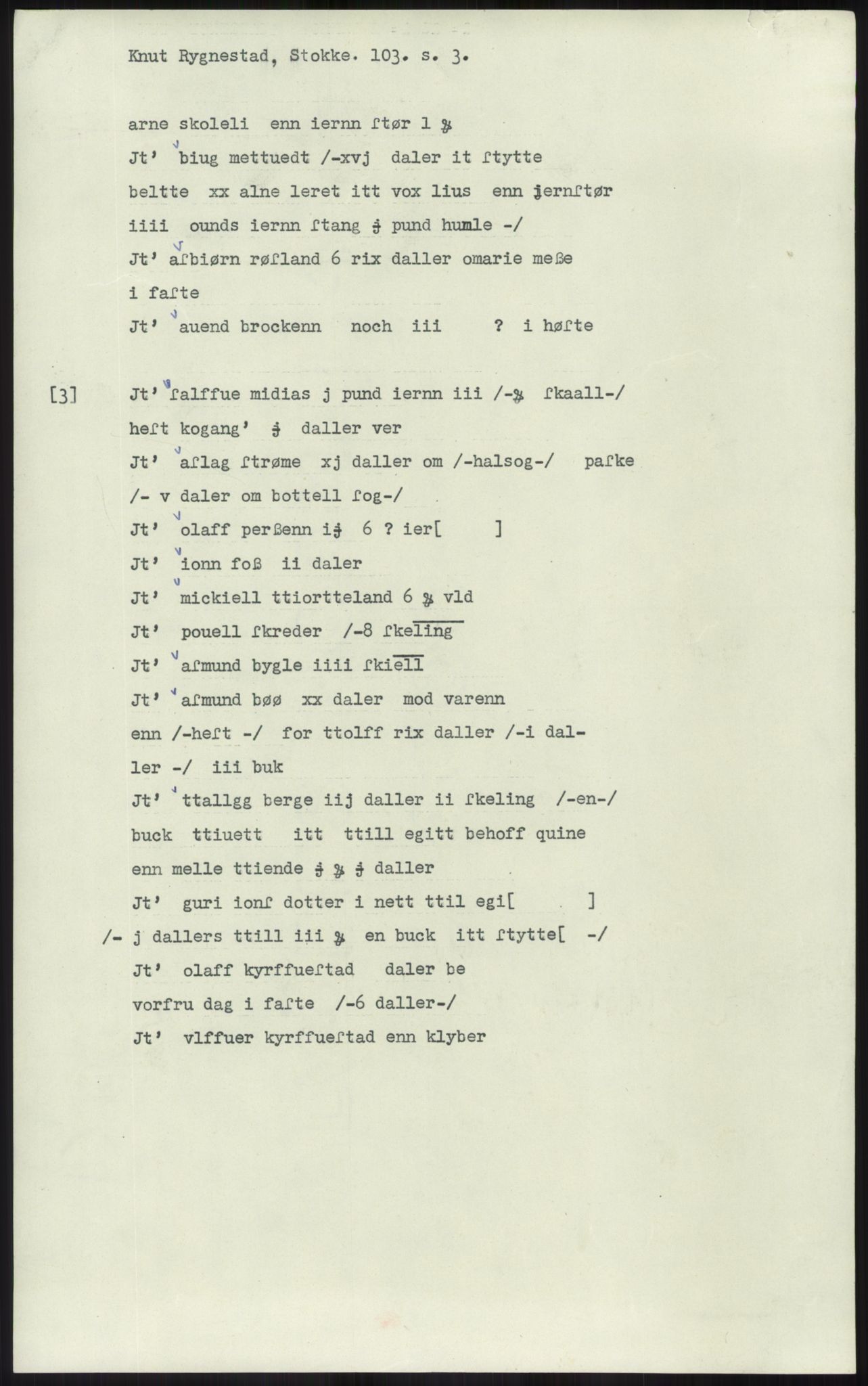 Samlinger til kildeutgivelse, Diplomavskriftsamlingen, AV/RA-EA-4053/H/Ha, p. 1438