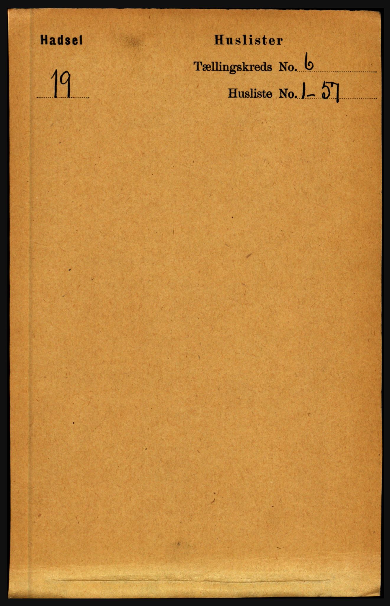 RA, 1891 census for 1866 Hadsel, 1891, p. 2579