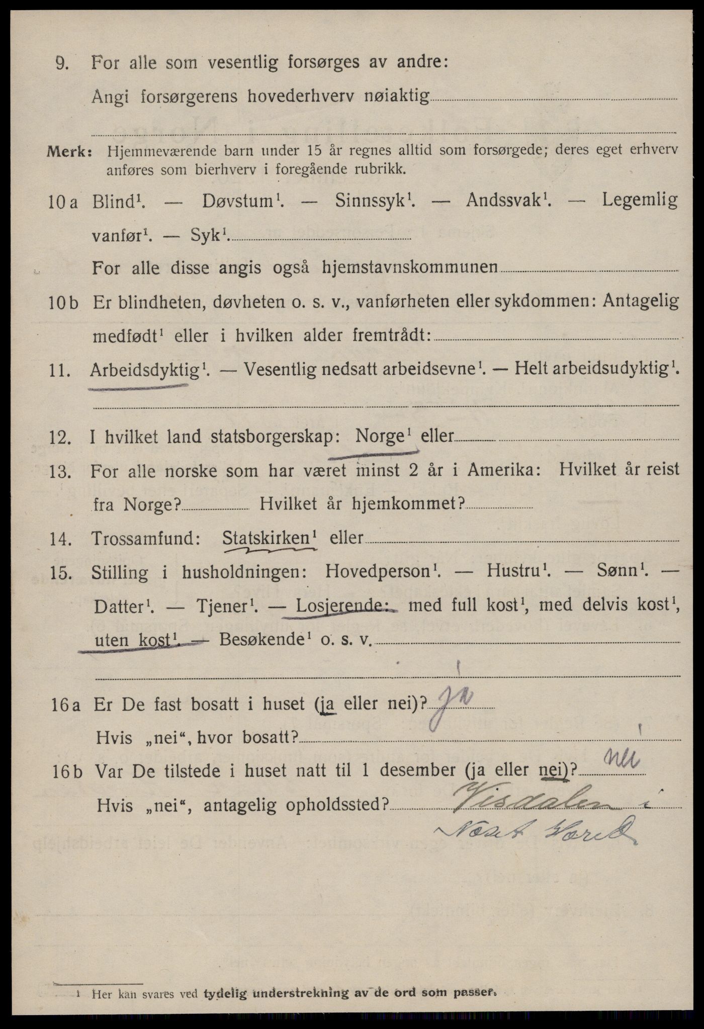 SAT, 1920 census for Molde, 1920, p. 6798