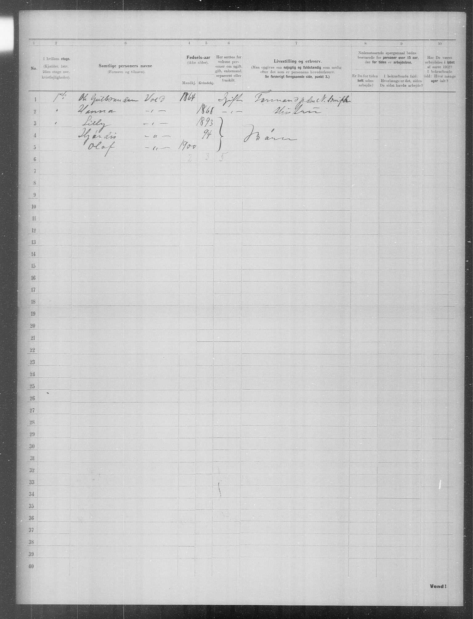 OBA, Municipal Census 1902 for Kristiania, 1902, p. 24184