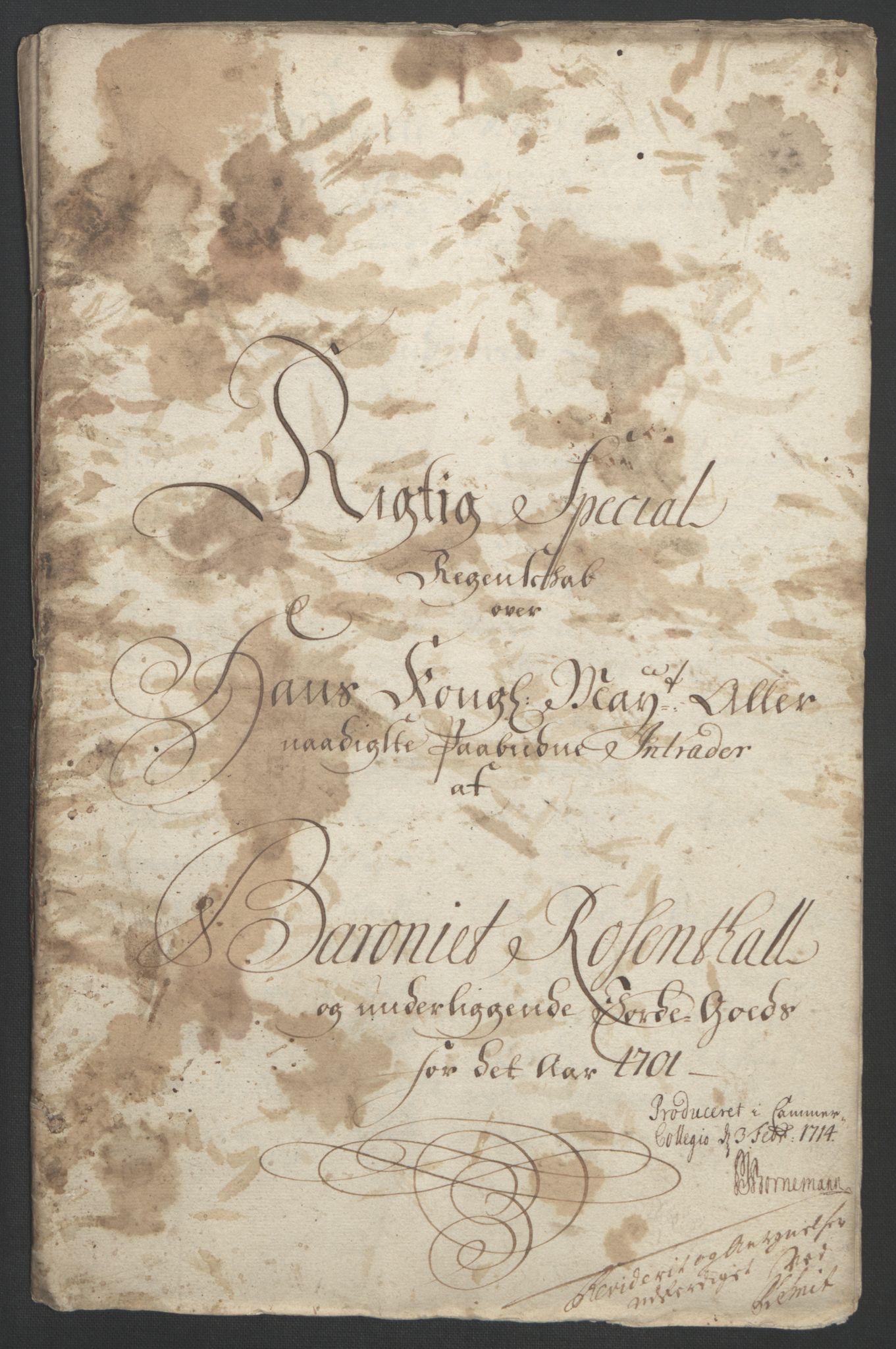 Rentekammeret inntil 1814, Reviderte regnskaper, Fogderegnskap, RA/EA-4092/R49/L3138: Fogderegnskap Rosendal Baroni, 1691-1714, p. 112