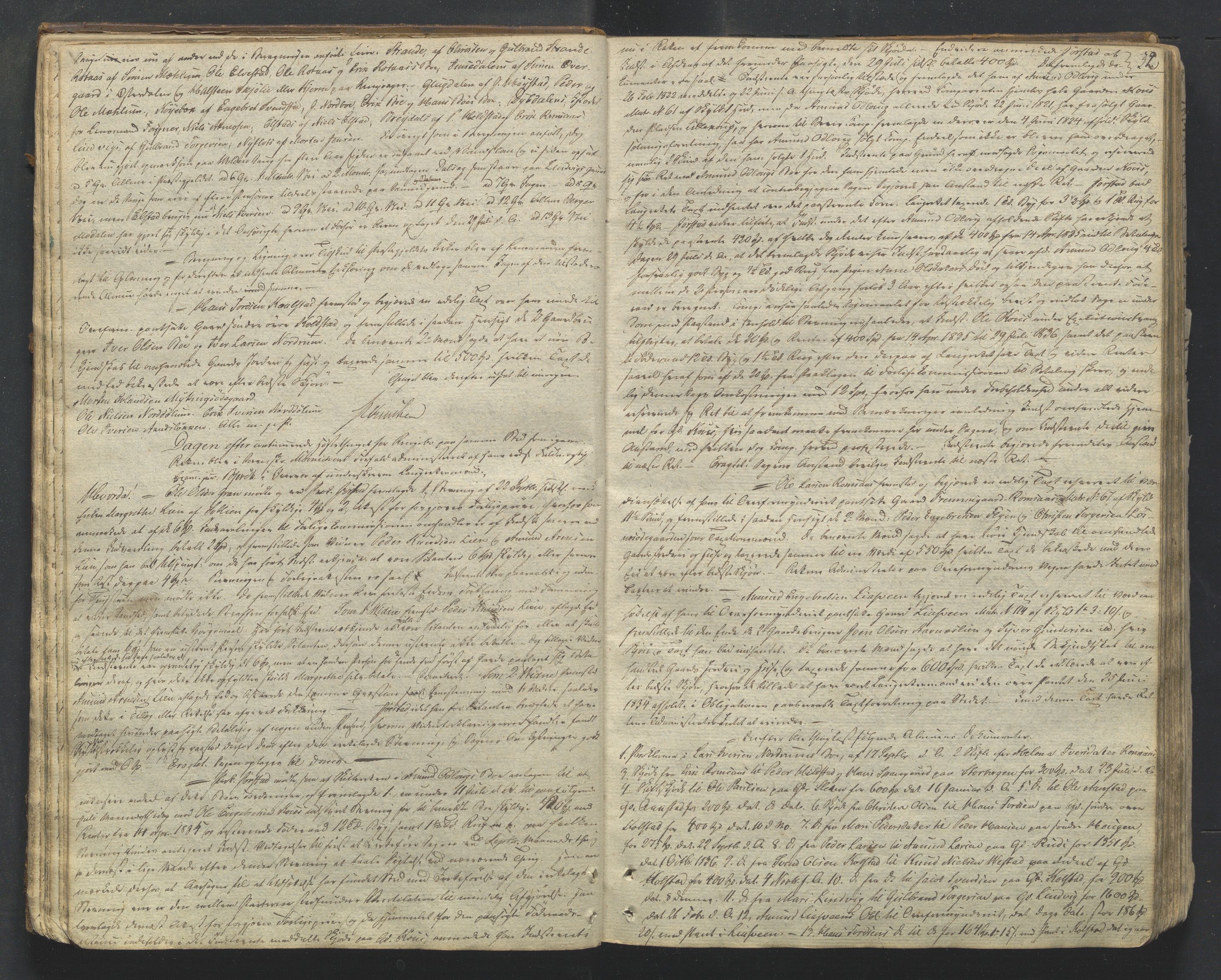 Mellom-Gudbrandsdal sorenskriveri, AV/SAH-TING-038/G/Gb/L0001: Tingbok, 1835-1849, p. 31b-32a