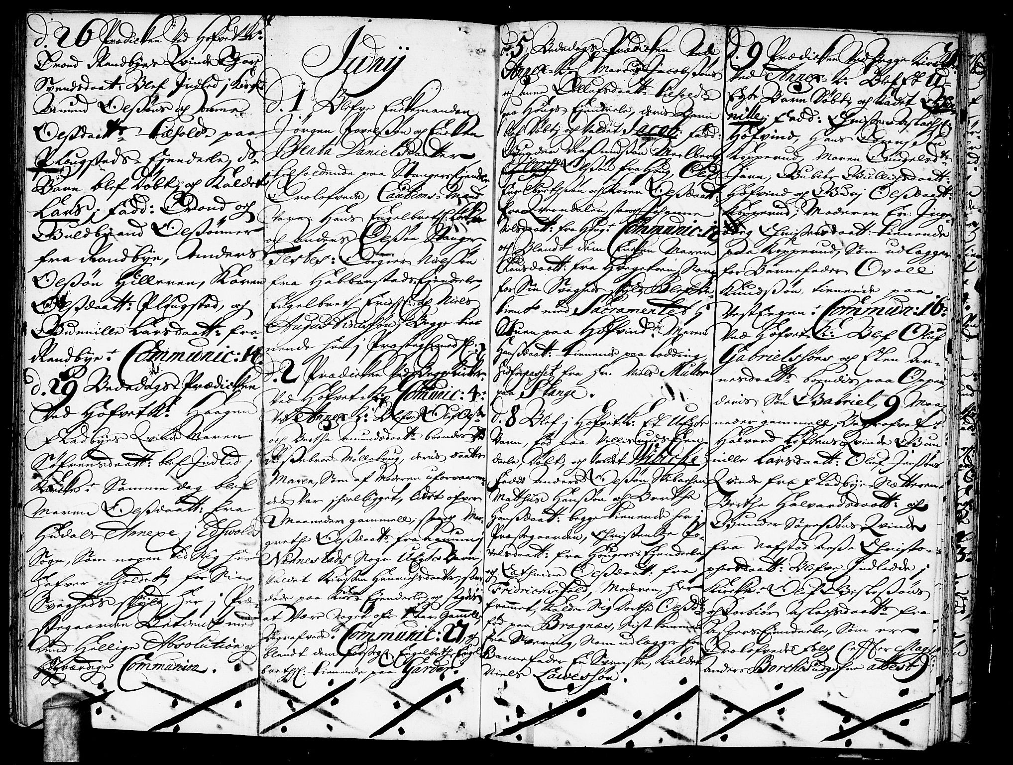 Ullensaker prestekontor Kirkebøker, AV/SAO-A-10236a/F/Fa/L0002: Parish register (official) no. I 2, 1702-1710