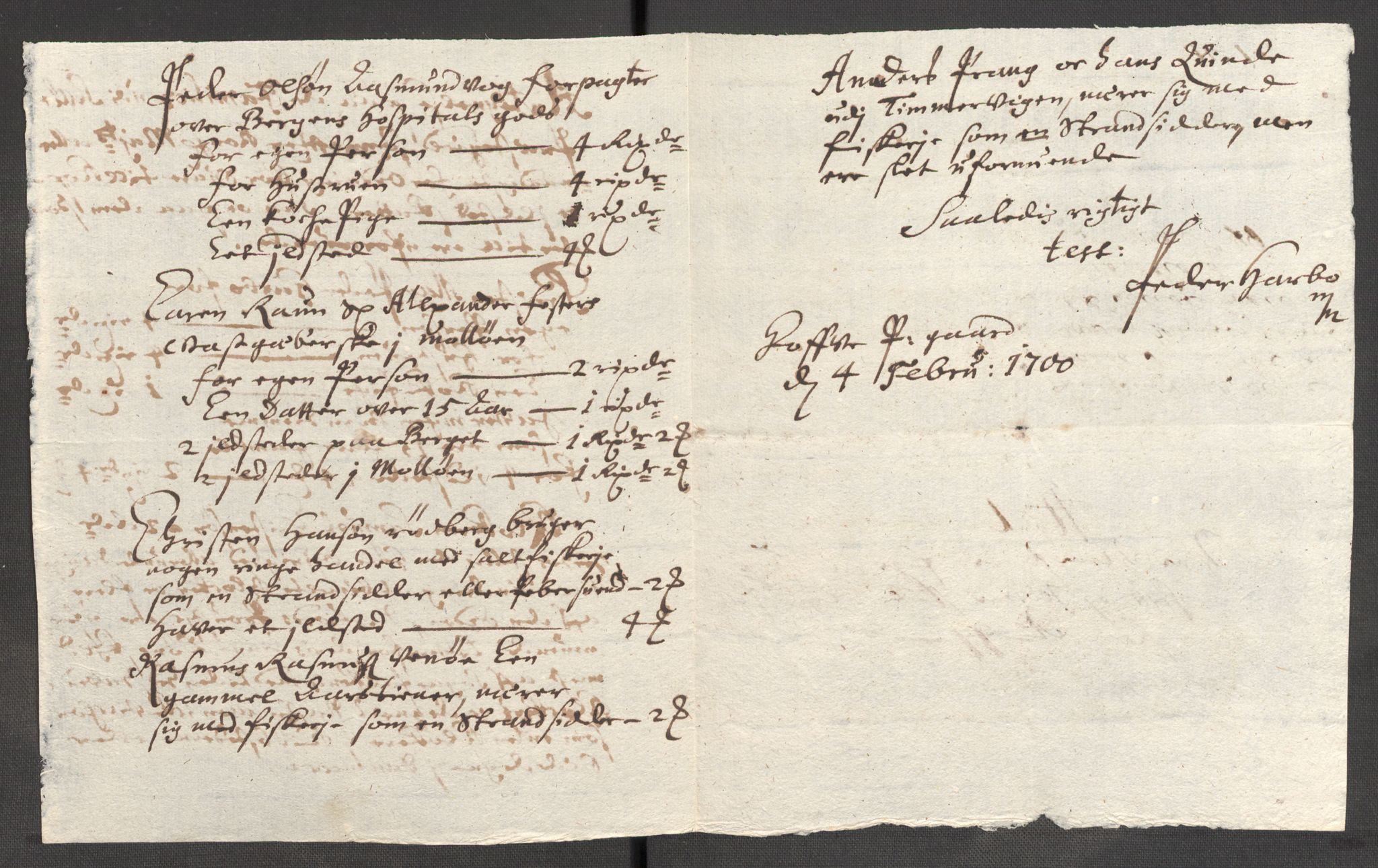 Rentekammeret inntil 1814, Reviderte regnskaper, Fogderegnskap, AV/RA-EA-4092/R53/L3424: Fogderegnskap Sunn- og Nordfjord, 1699, p. 438