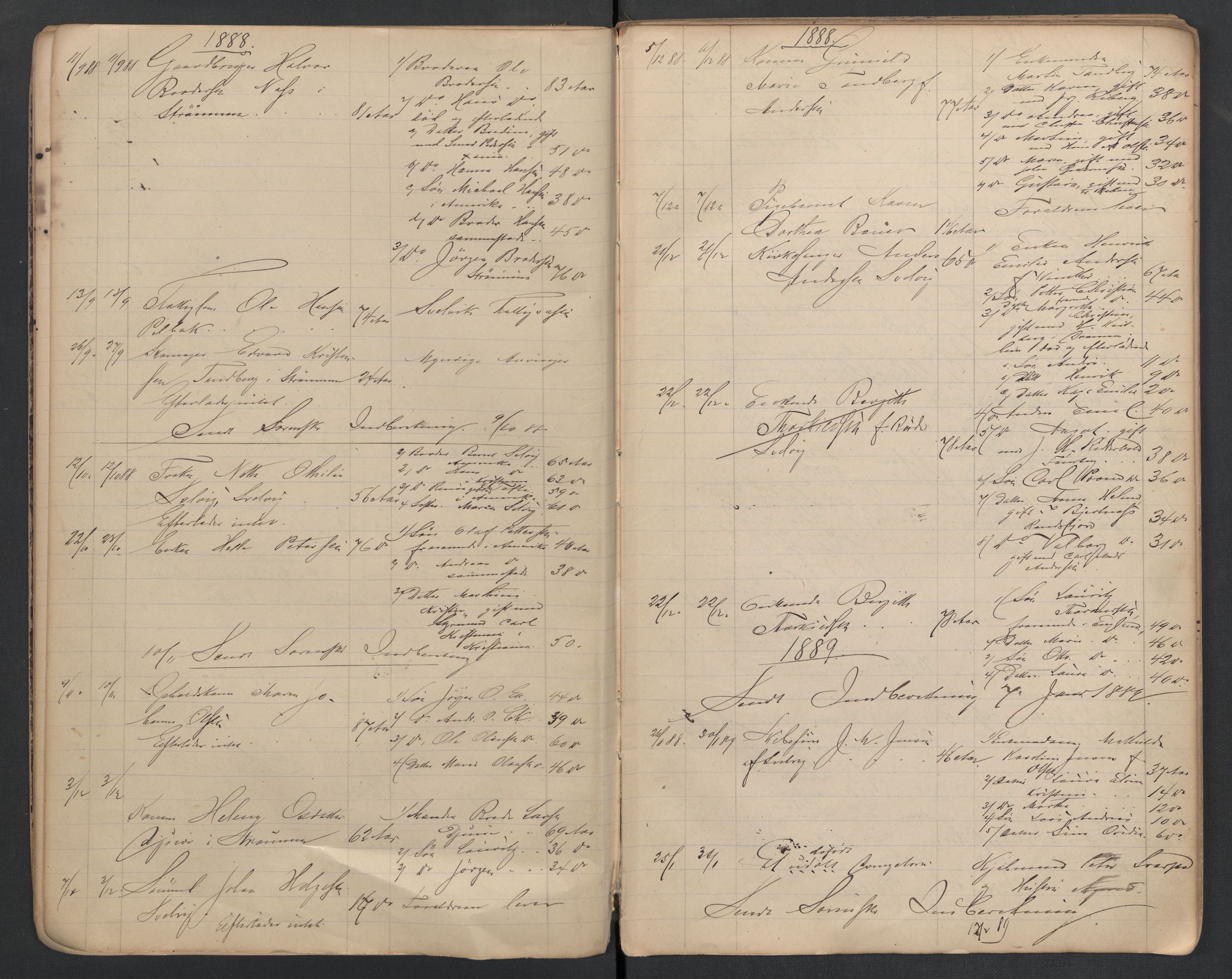 Svelvik og Strømm lensmannskontor, AV/SAKO-A-551/H/Ha/L0001/0001: Dødsfallsprotokoller / Dødsfallsprotokoll, 1884-1905