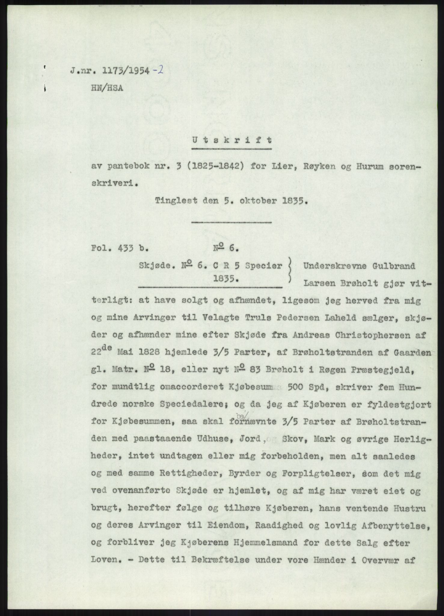 Statsarkivet i Kongsberg, SAKO/A-0001, 1954-1955, p. 194