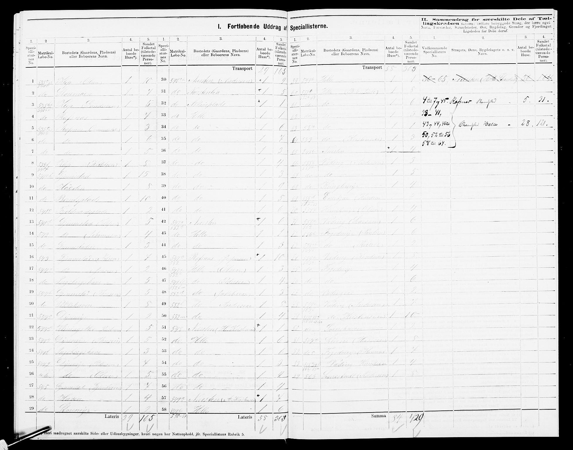 SAK, 1875 census for 0920P Øyestad, 1875, p. 38