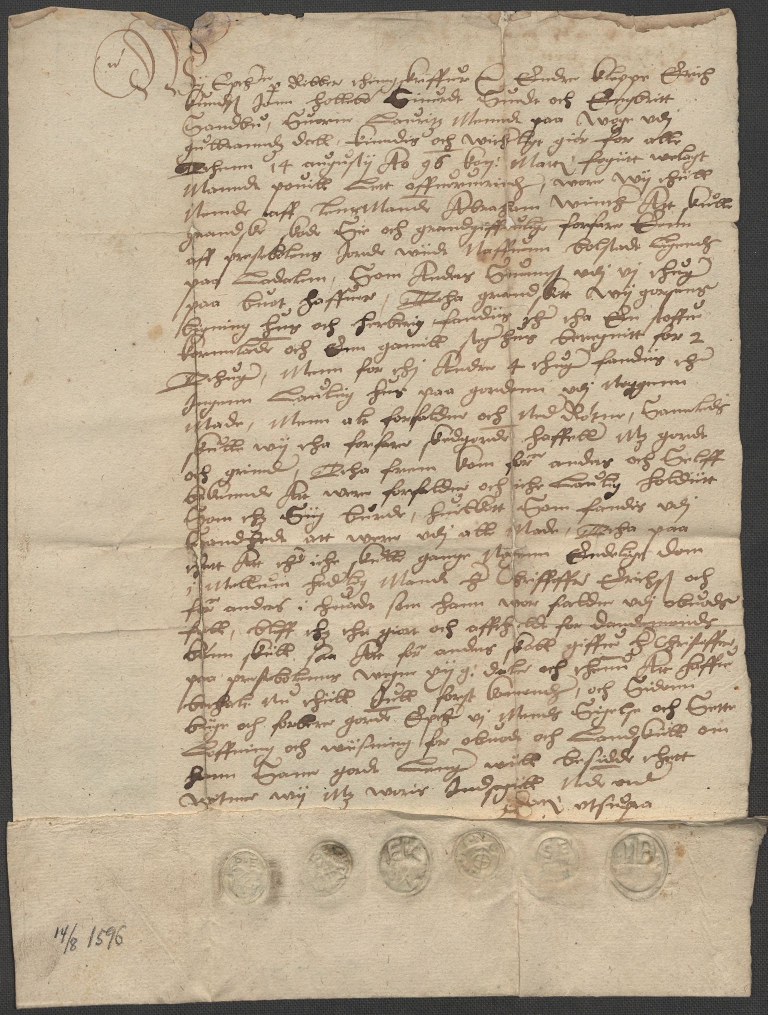 Riksarkivets diplomsamling, AV/RA-EA-5965/F15/L0013: Prestearkiv - Oppland, 1590-1657, p. 10