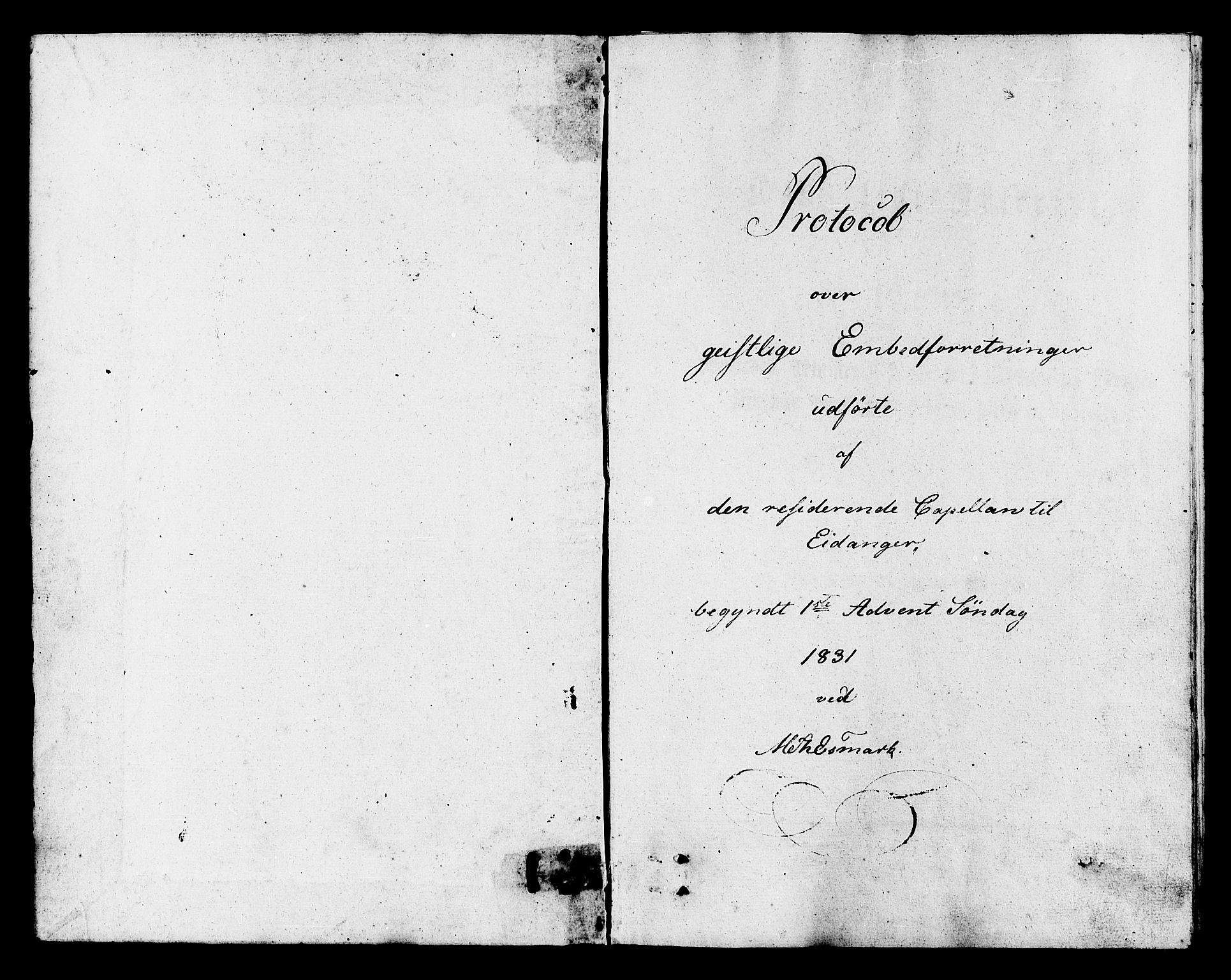 Eidanger kirkebøker, SAKO/A-261/F/Fa/L0009: Parish register (official) no. 9, 1831-1849