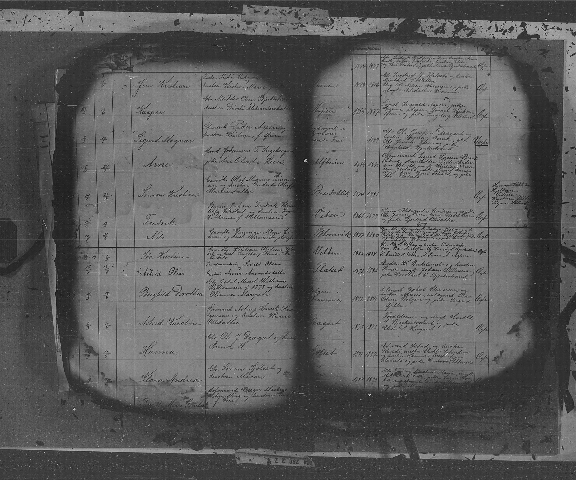 Kristiansund sokneprestkontor, AV/SAT-A-1068/1/I/I1: Parish register (copy) no. 31, 1880-1918, p. 67