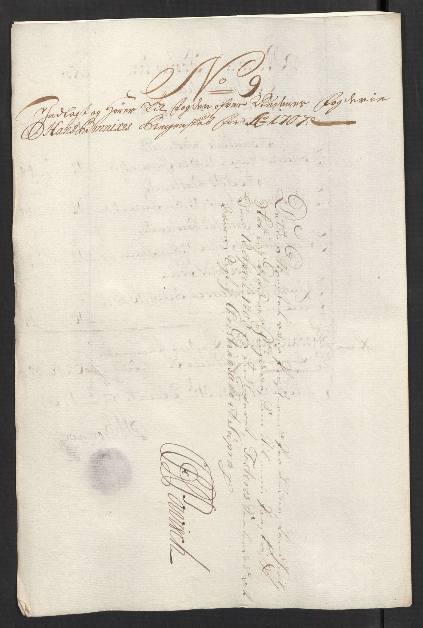 Rentekammeret inntil 1814, Reviderte regnskaper, Fogderegnskap, RA/EA-4092/R39/L2318: Fogderegnskap Nedenes, 1706-1709, p. 157