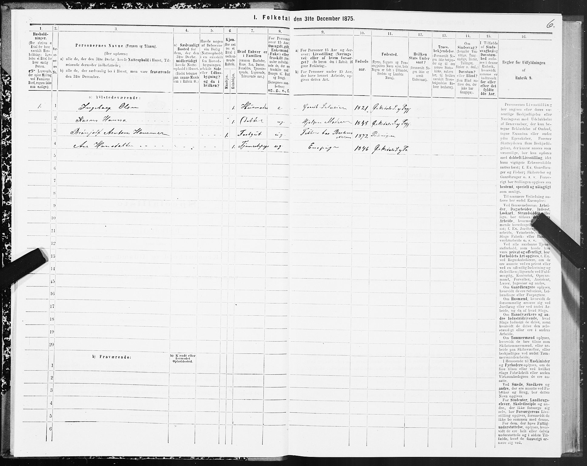 SAT, 1875 census for 1638P Orkdal, 1875, p. 2006