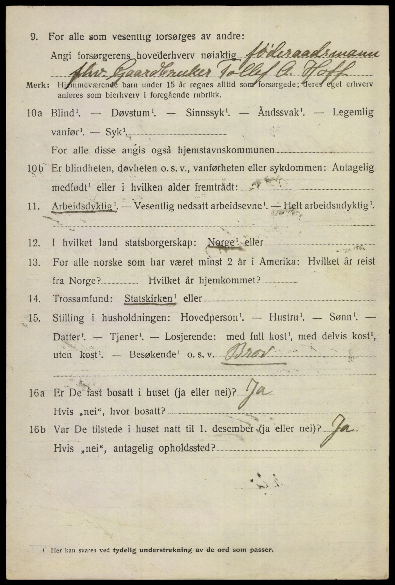 SAKO, 1920 census for Ål, 1920, p. 6439