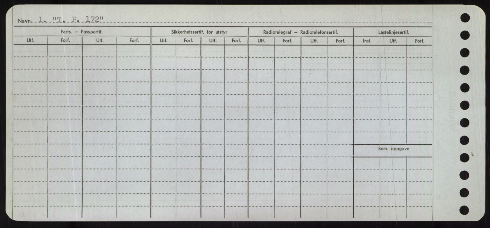 Sjøfartsdirektoratet med forløpere, Skipsmålingen, AV/RA-S-1627/H/Hc/L0001: Lektere, A-Y, p. 524