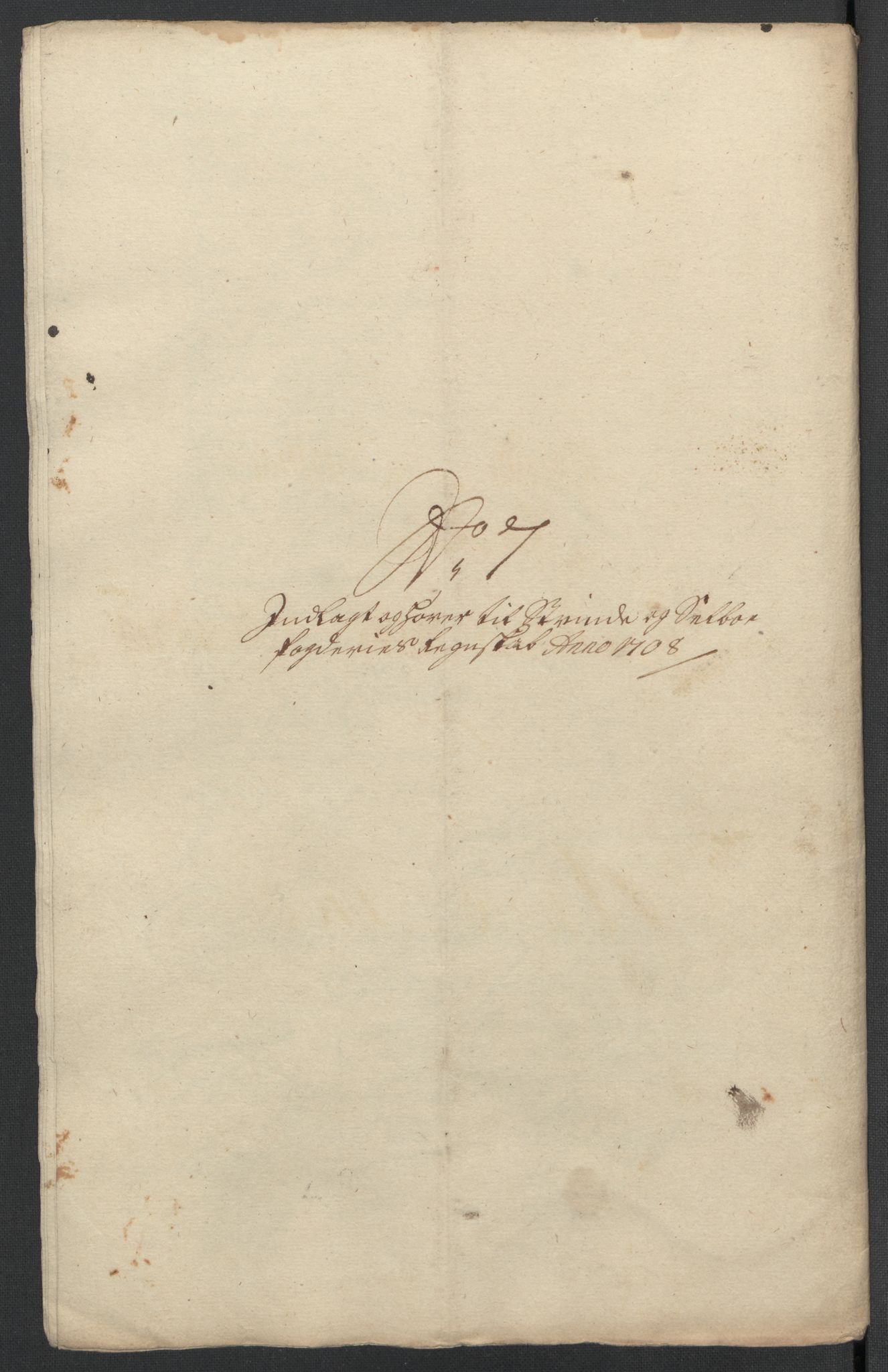 Rentekammeret inntil 1814, Reviderte regnskaper, Fogderegnskap, AV/RA-EA-4092/R61/L4110: Fogderegnskap Strinda og Selbu, 1707-1708, p. 392