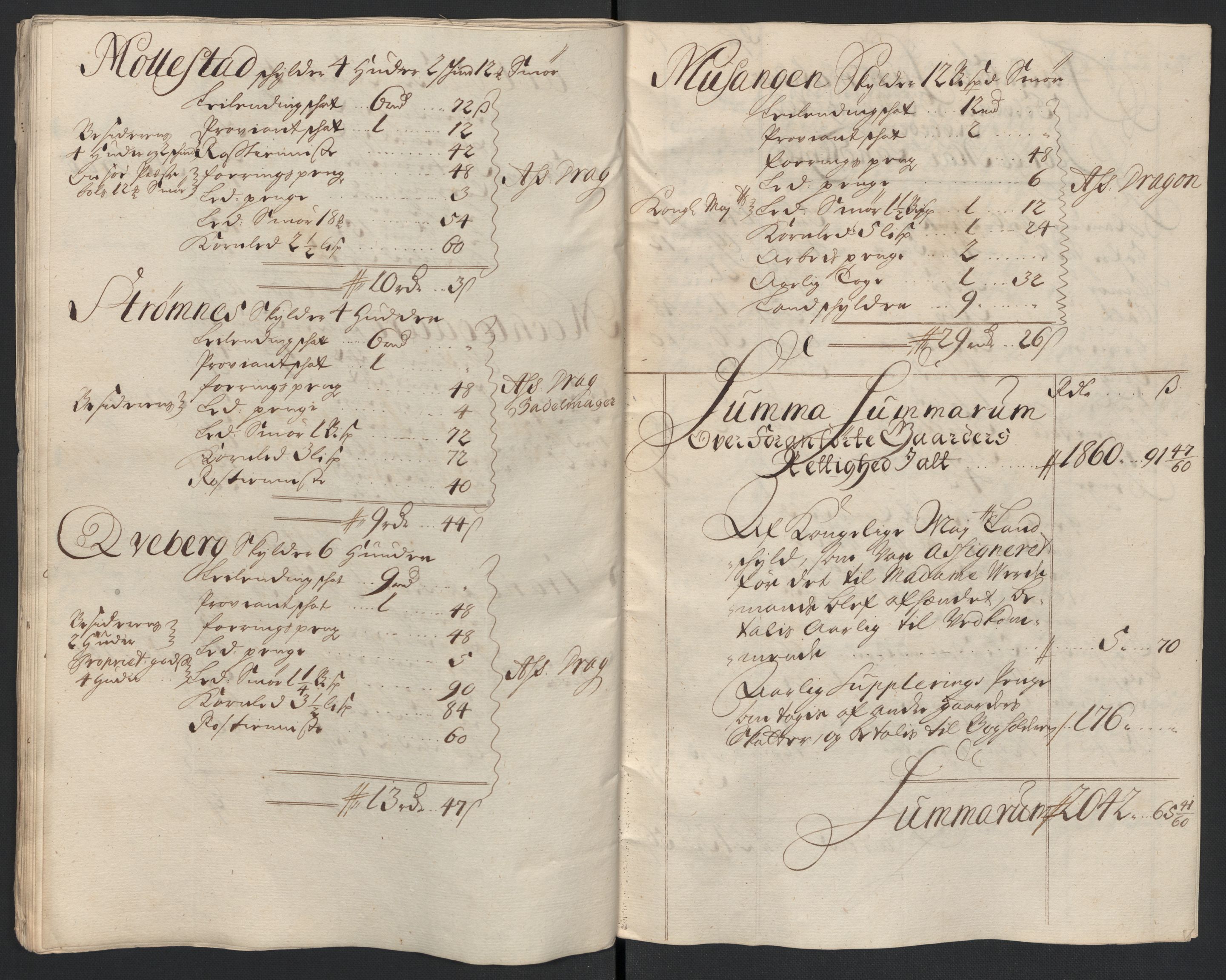 Rentekammeret inntil 1814, Reviderte regnskaper, Fogderegnskap, AV/RA-EA-4092/R04/L0135: Fogderegnskap Moss, Onsøy, Tune, Veme og Åbygge, 1709-1710, p. 332