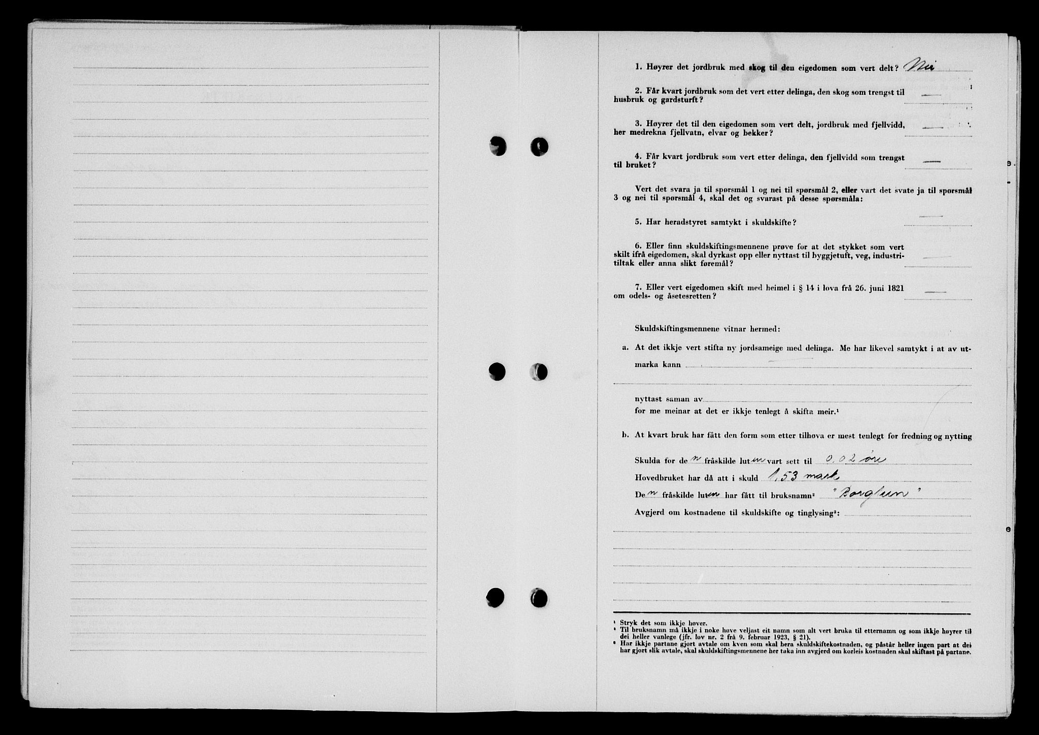 Karmsund sorenskriveri, SAST/A-100311/01/II/IIB/L0105: Mortgage book no. 85A, 1952-1952, Diary no: : 597/1952