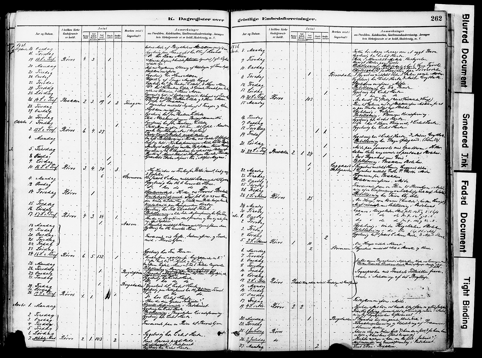 Ministerialprotokoller, klokkerbøker og fødselsregistre - Sør-Trøndelag, SAT/A-1456/681/L0933: Parish register (official) no. 681A11, 1879-1890, p. 262