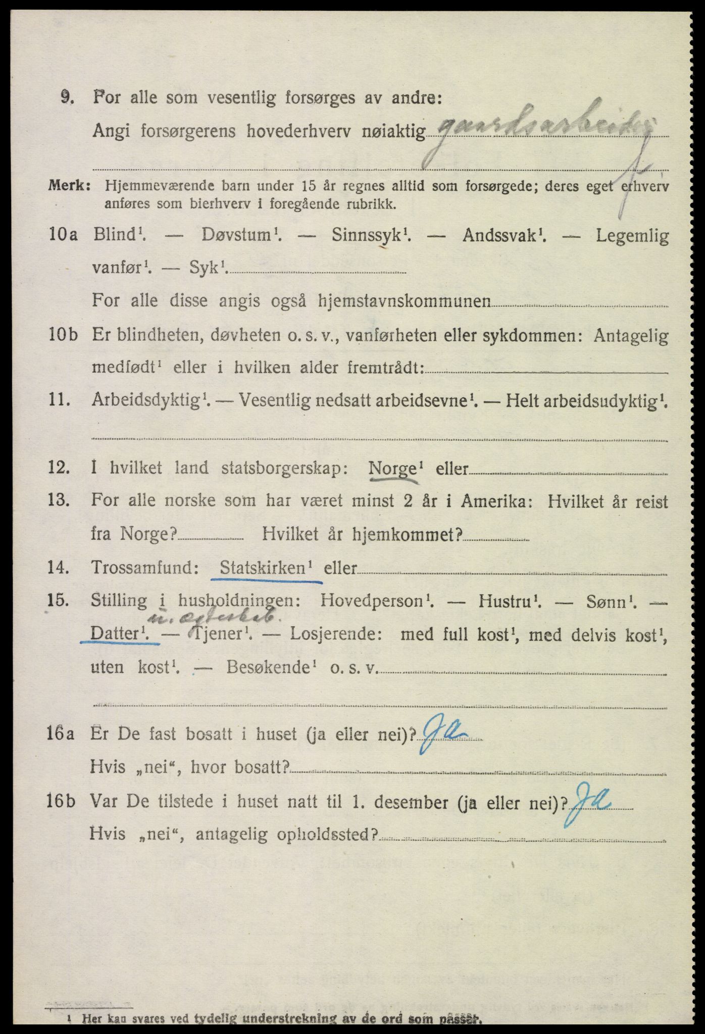 SAH, 1920 census for Løten, 1920, p. 7300