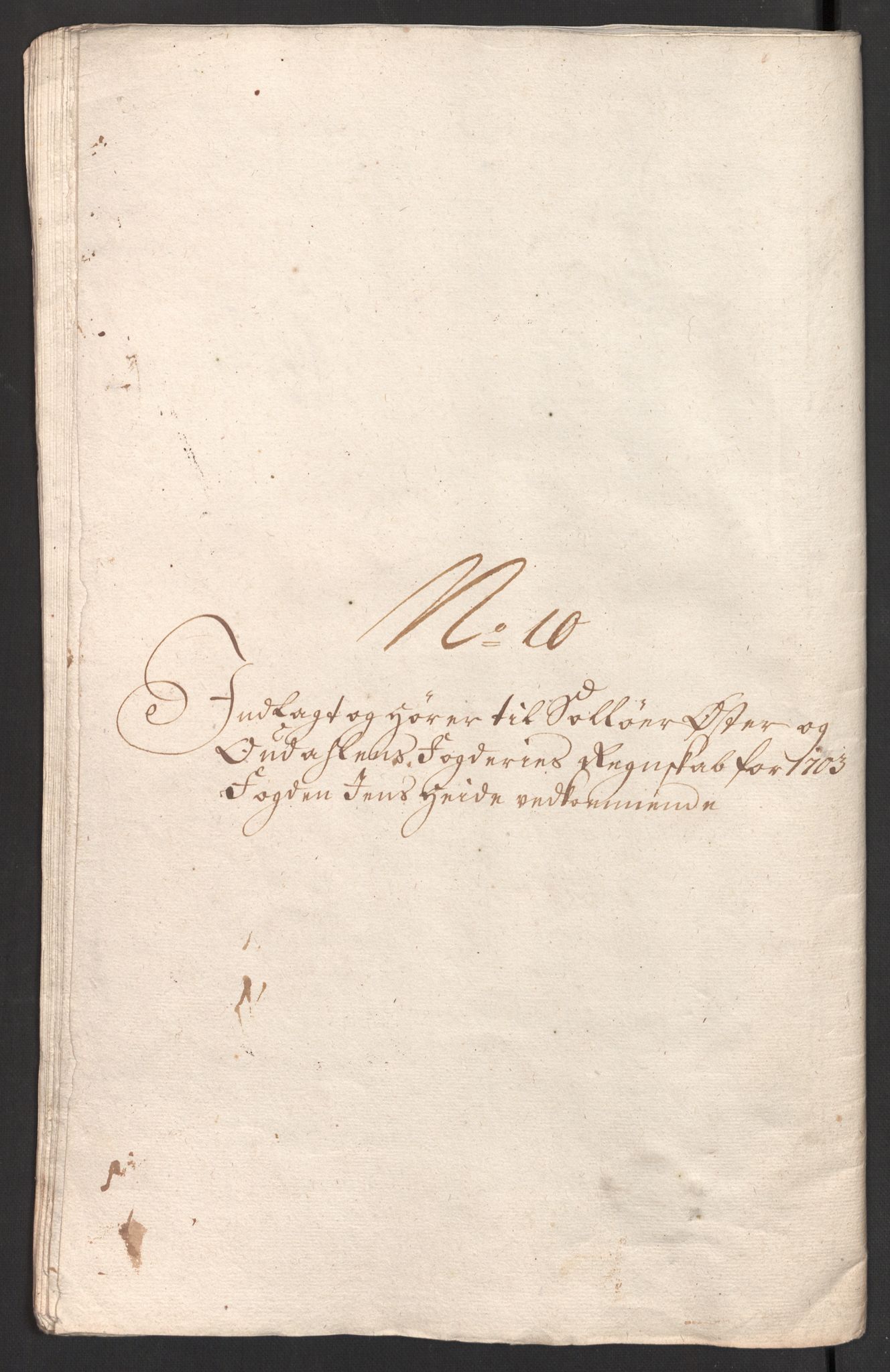 Rentekammeret inntil 1814, Reviderte regnskaper, Fogderegnskap, RA/EA-4092/R40/L2447: Fogderegnskap Råbyggelag, 1703-1705, p. 108