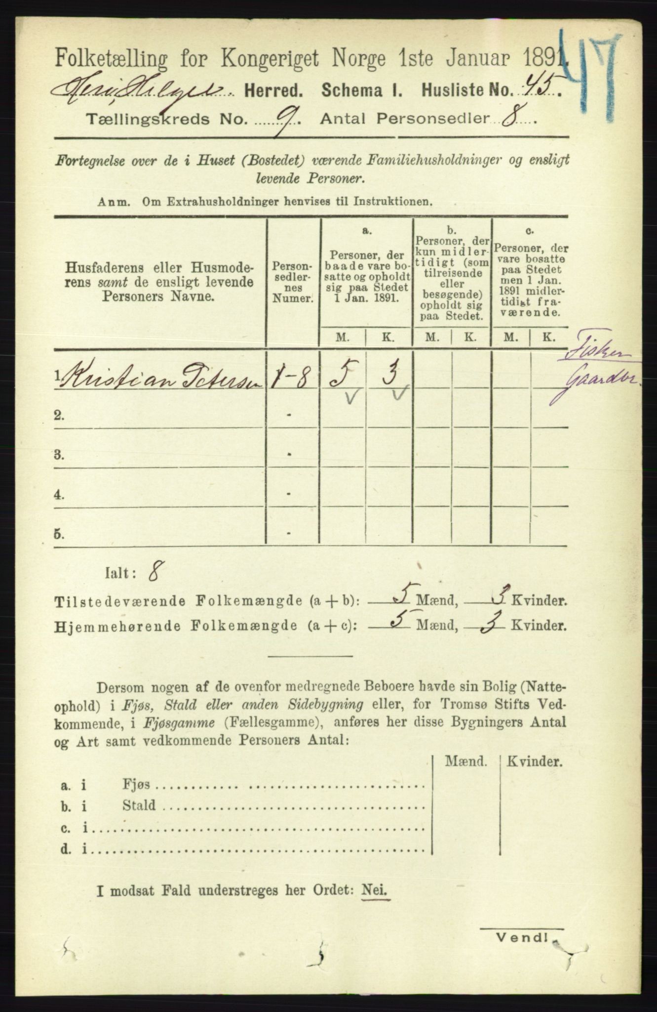 RA, 1891 census for 1818 Herøy, 1891, p. 3516