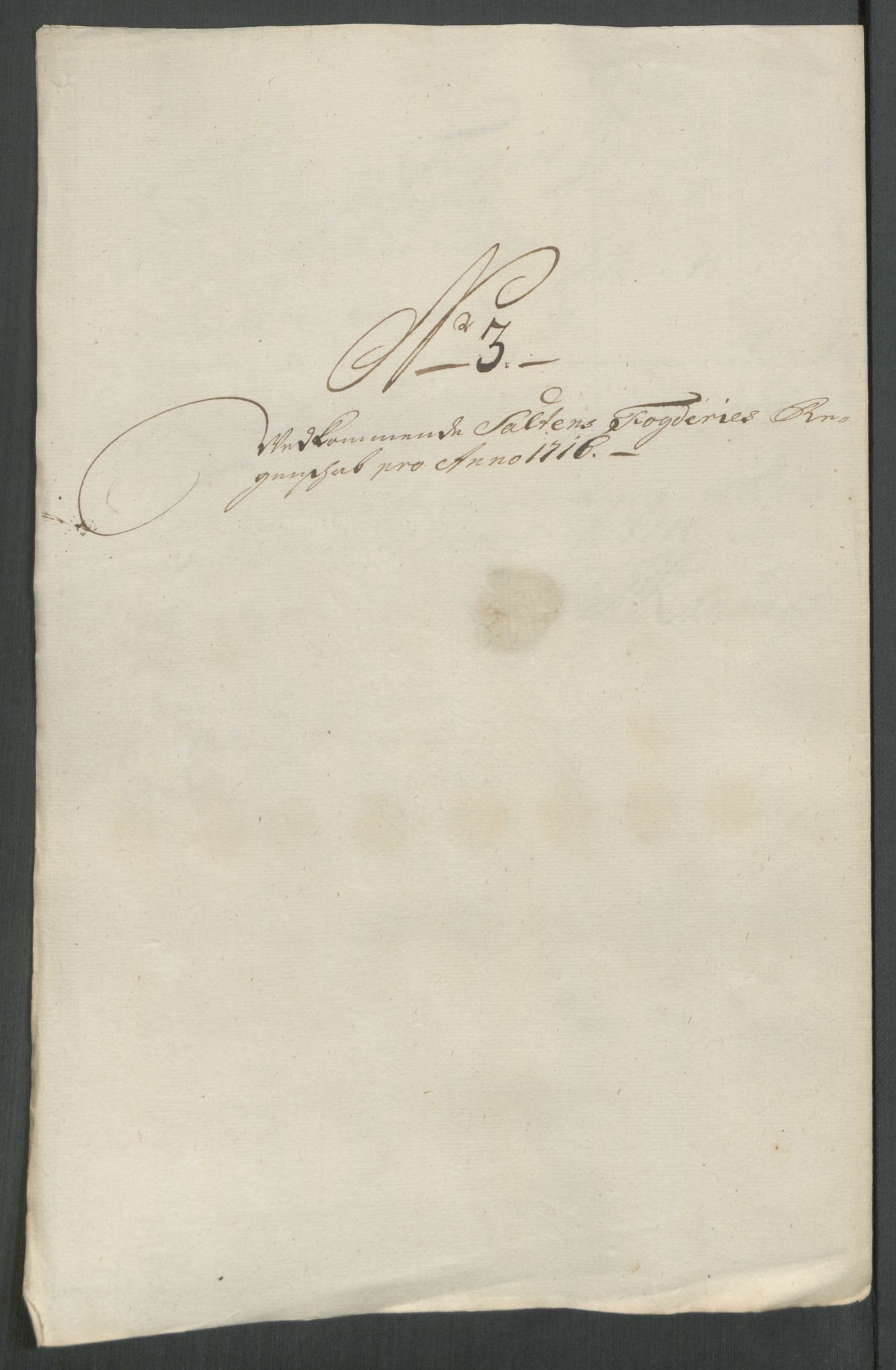 Rentekammeret inntil 1814, Reviderte regnskaper, Fogderegnskap, RA/EA-4092/R66/L4586: Fogderegnskap Salten, 1716, p. 83