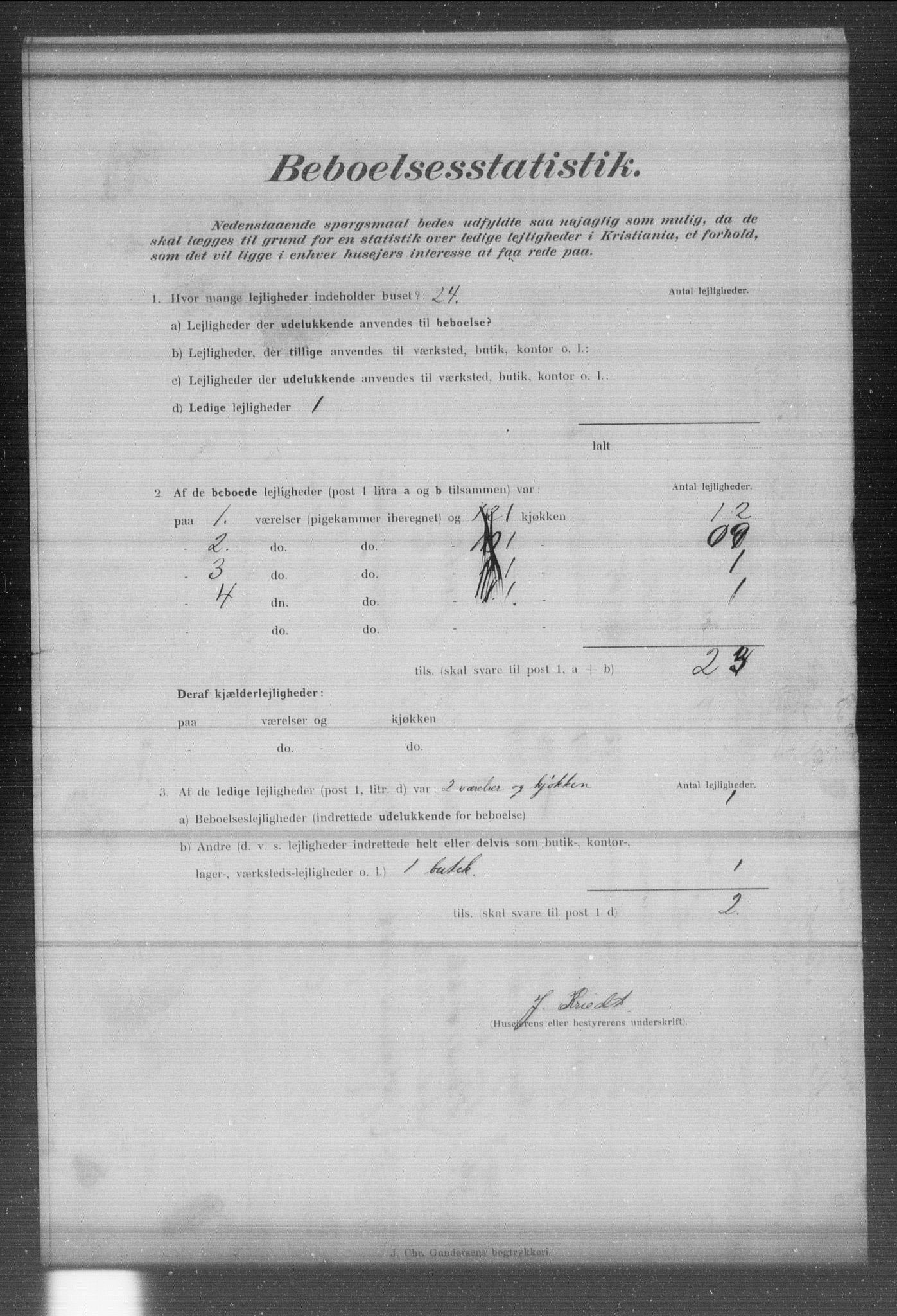 OBA, Municipal Census 1902 for Kristiania, 1902, p. 17274