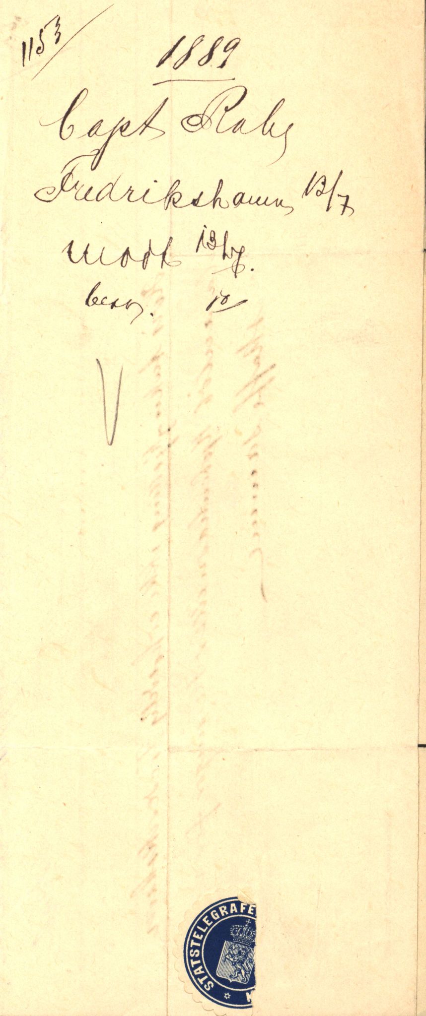 Pa 63 - Østlandske skibsassuranceforening, VEMU/A-1079/G/Ga/L0023/0011: Havaridokumenter / Joanchas, Lympha, Glengarin, Korsvei, Heldine, Sirius, 1889, p. 60