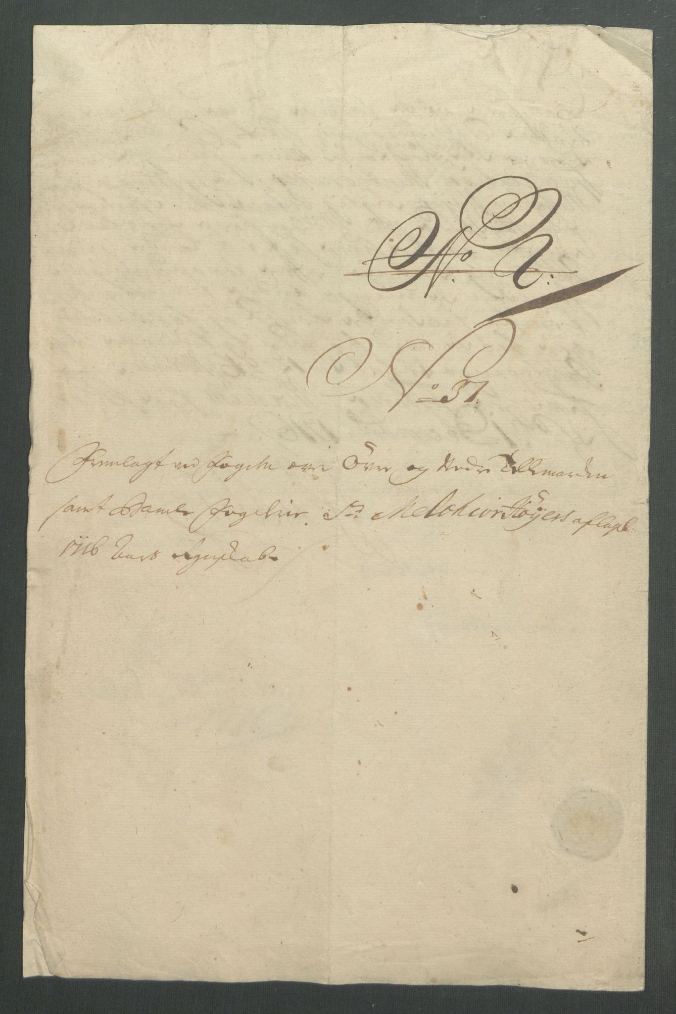 Rentekammeret inntil 1814, Reviderte regnskaper, Fogderegnskap, AV/RA-EA-4092/R36/L2128: Fogderegnskap Øvre og Nedre Telemark og Bamble, 1716, p. 392