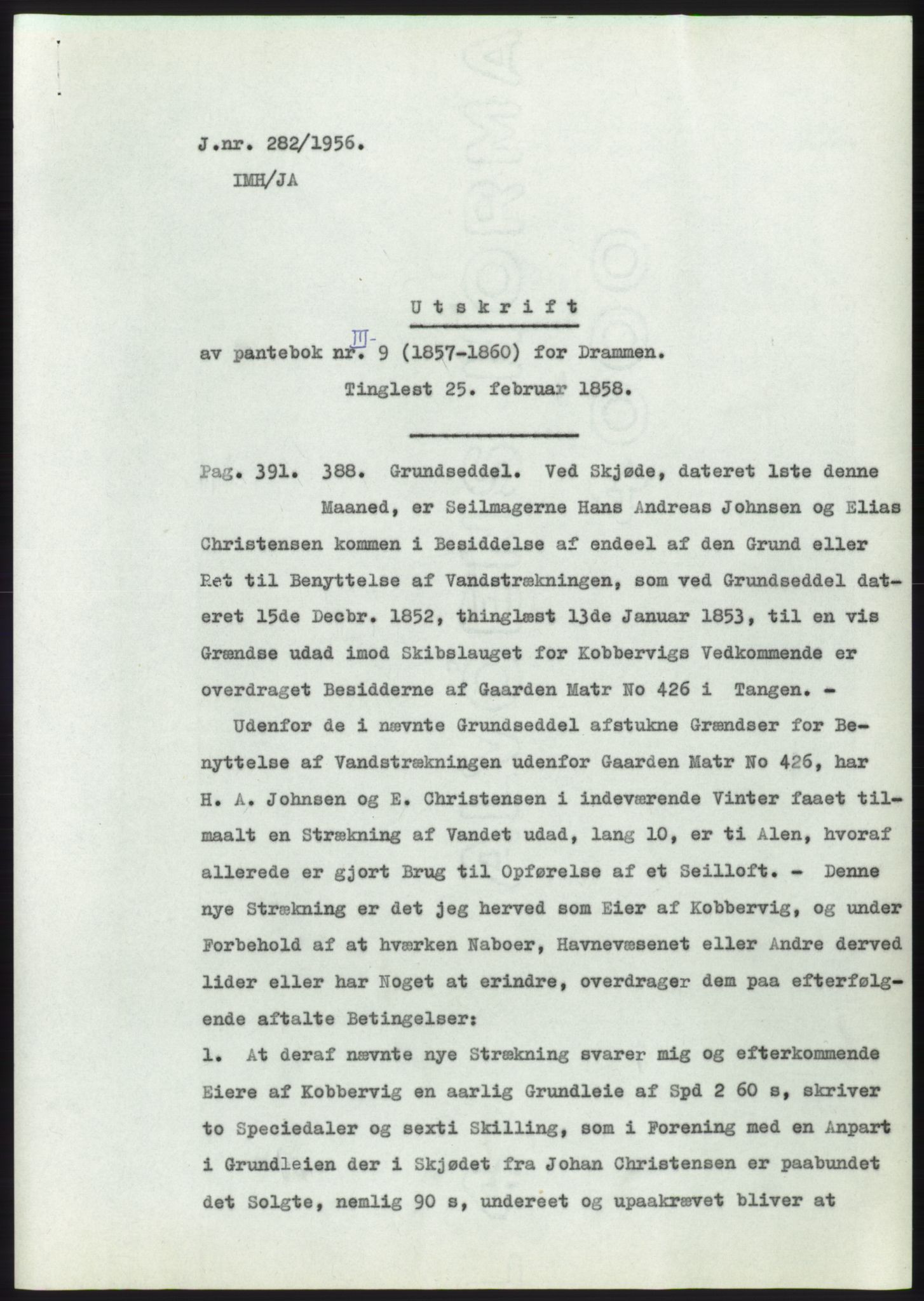 Statsarkivet i Kongsberg, SAKO/A-0001, 1955-1956, p. 402