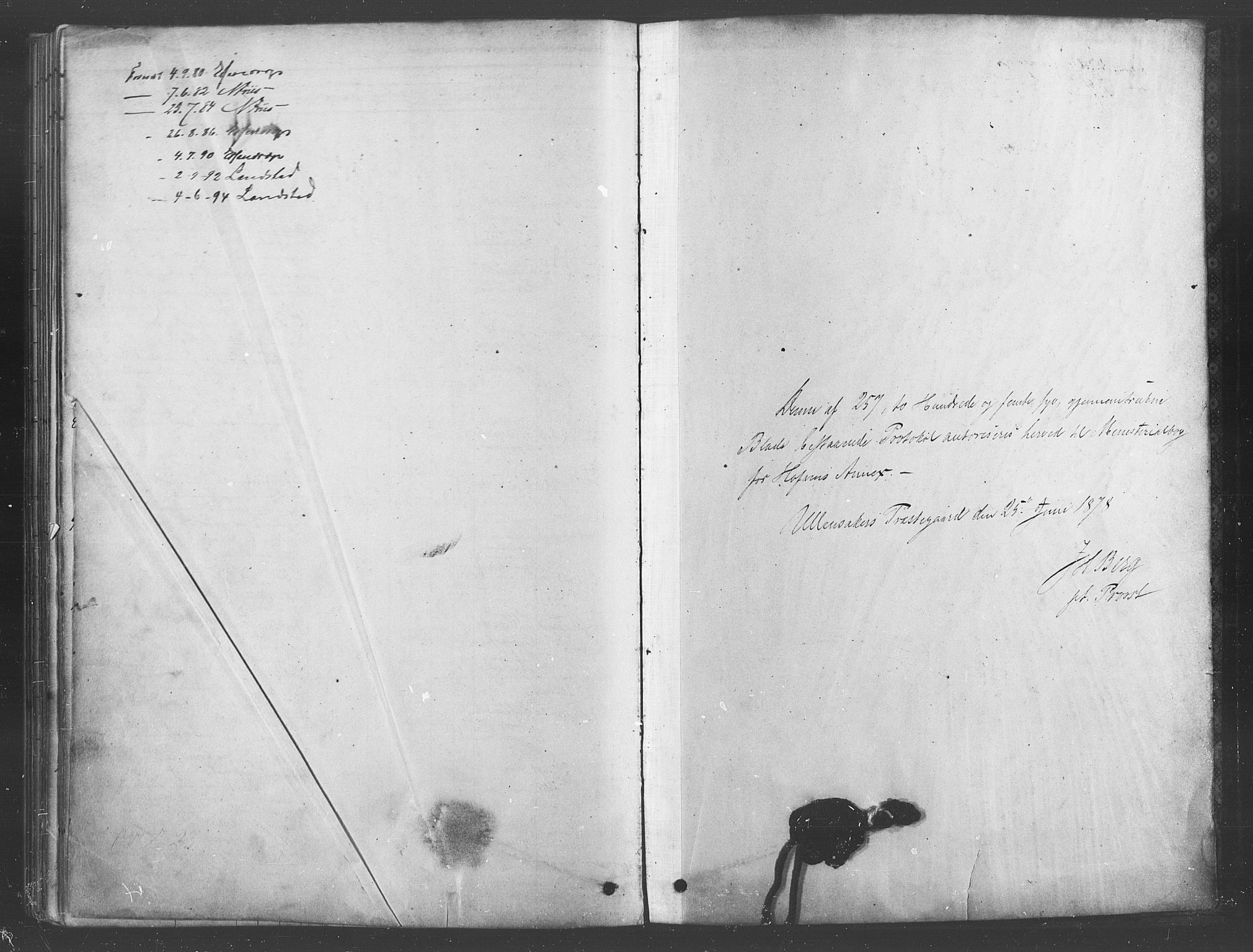 Ullensaker prestekontor Kirkebøker, SAO/A-10236a/F/Fb/L0001: Parish register (official) no. II 1, 1878-1893