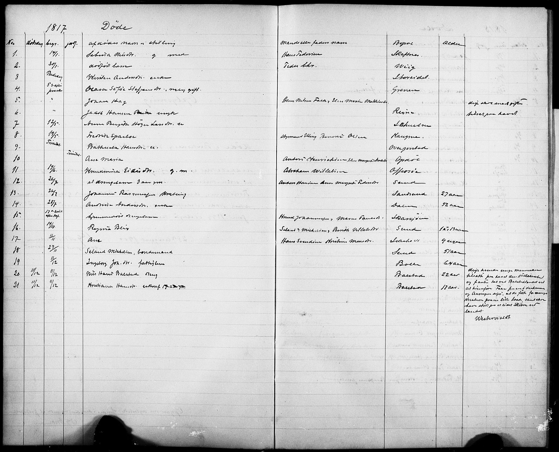 Ministerialprotokoller, klokkerbøker og fødselsregistre - Nordland, AV/SAT-A-1459/881/L1150: Parish register (official) no. 881A03, 1817-1840