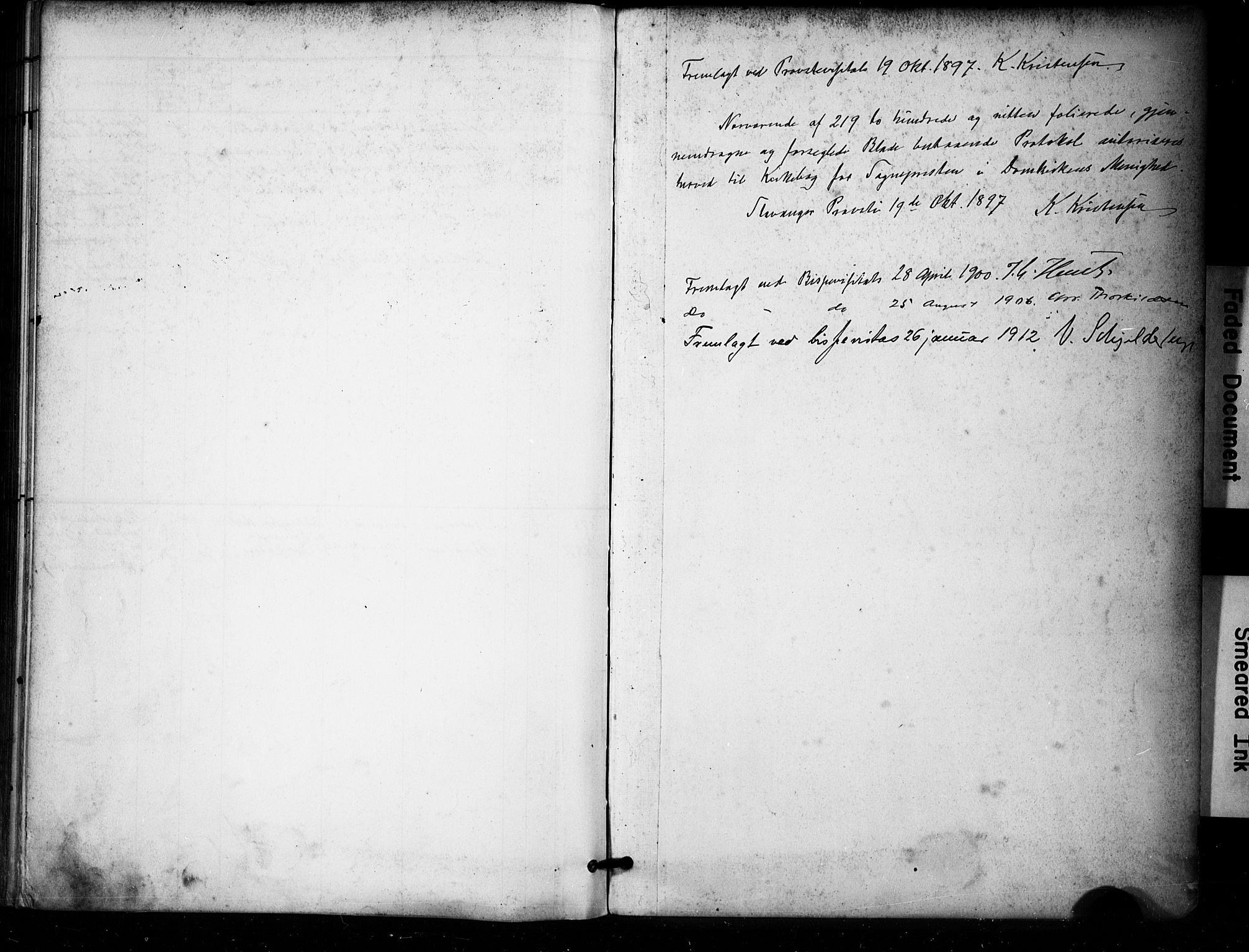 Domkirken sokneprestkontor, AV/SAST-A-101812/001/30/30BA/L0032: Parish register (official) no. A 31, 1896-1917