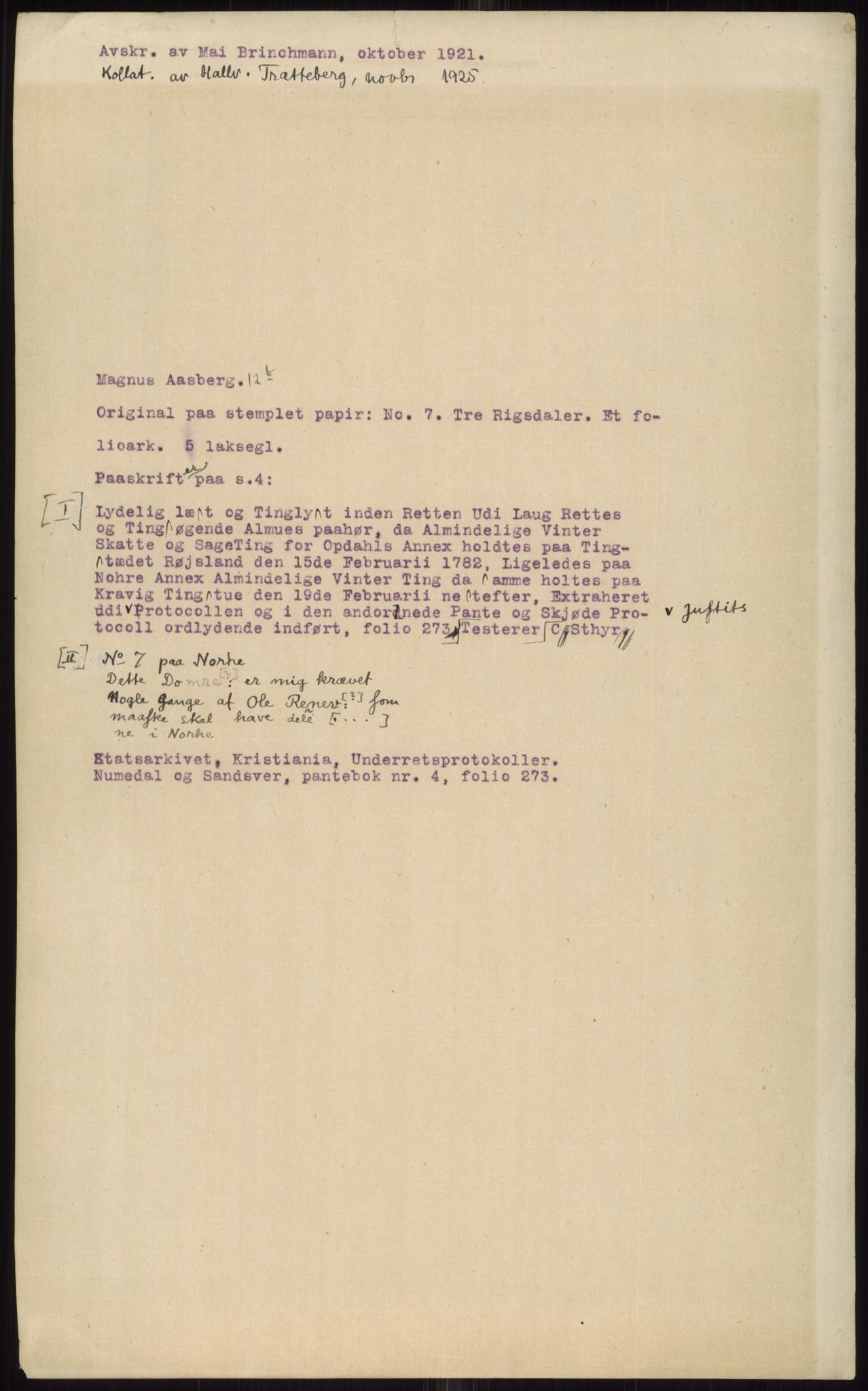 Samlinger til kildeutgivelse, Diplomavskriftsamlingen, AV/RA-EA-4053/H/Ha, p. 1306