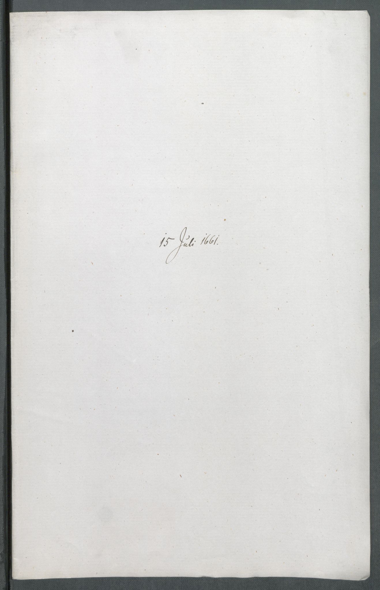 Riksarkivets diplomsamling, RA/EA-5965/F02/L0169: Dokumenter, 1661-1663, p. 41