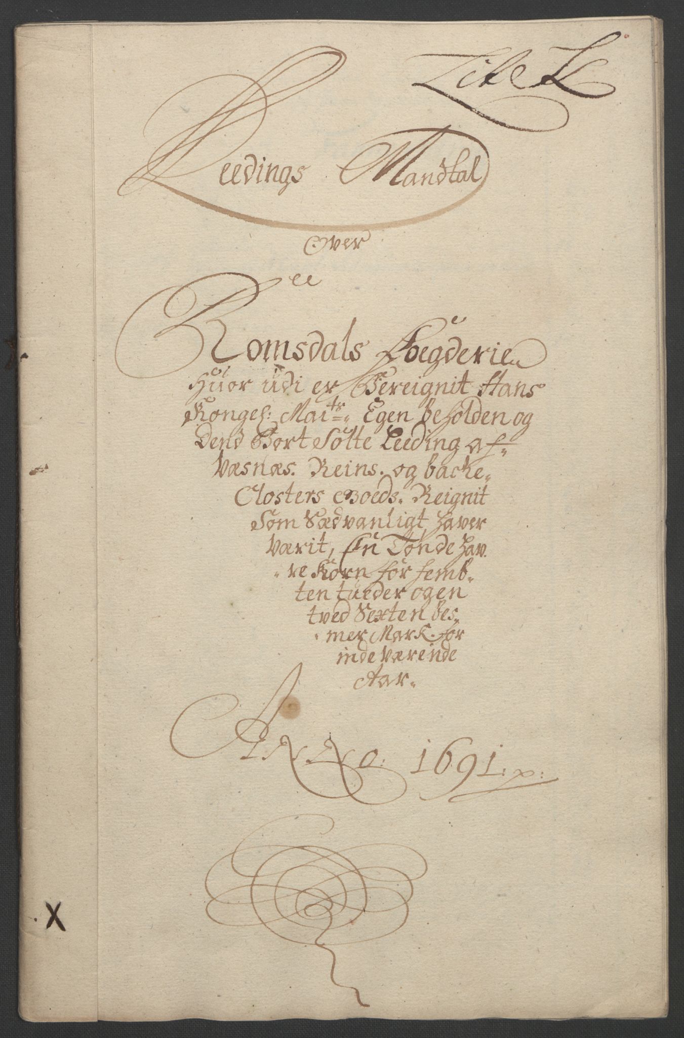 Rentekammeret inntil 1814, Reviderte regnskaper, Fogderegnskap, RA/EA-4092/R55/L3649: Fogderegnskap Romsdal, 1690-1691, p. 302