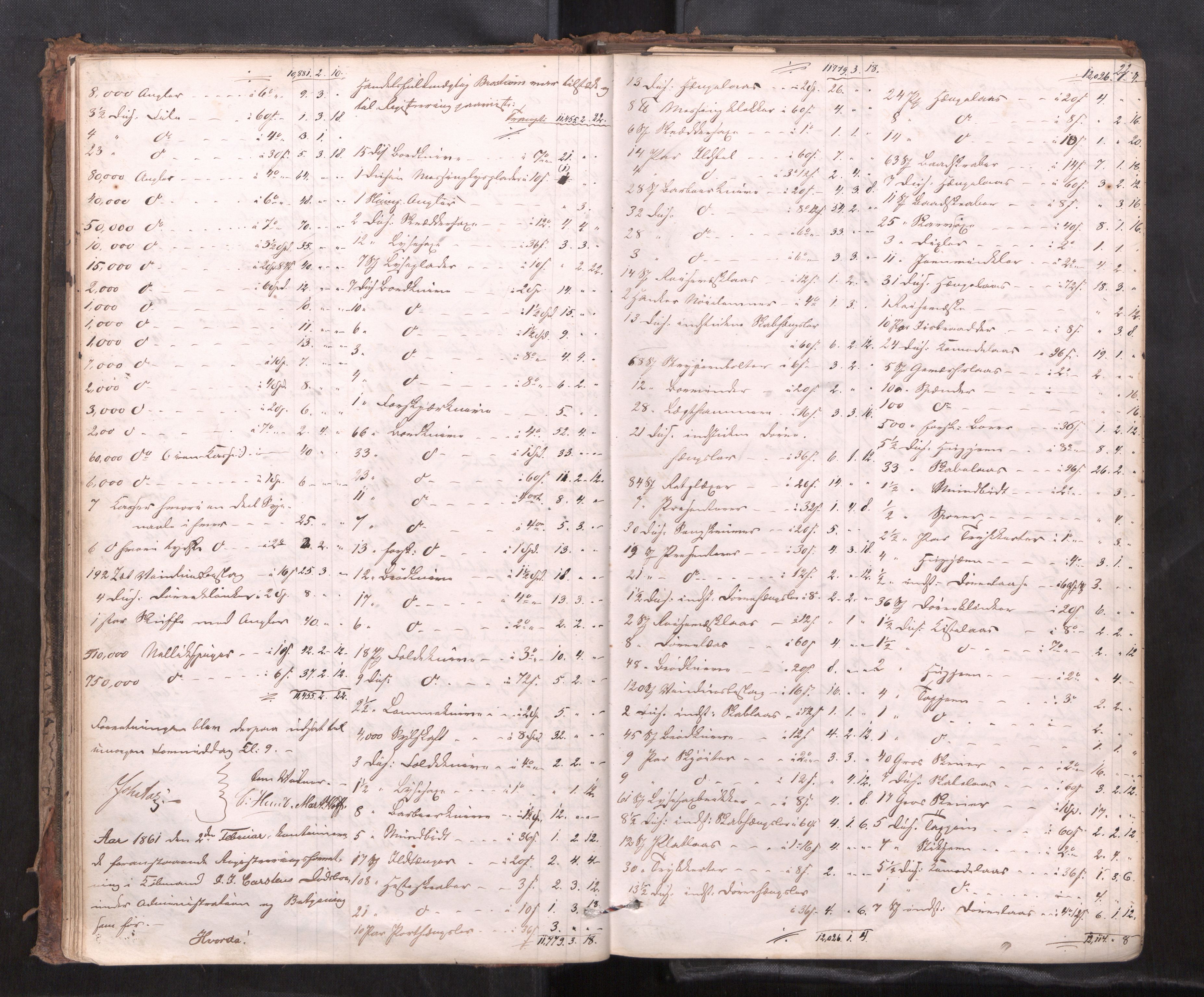 Trondheim byfogd, AV/SAT-A-0003/1/3/3C/L0003: Skifteregistreringsprotokoll - 12/12-19/3. (m/ register) U, 1860-1864, p. 22