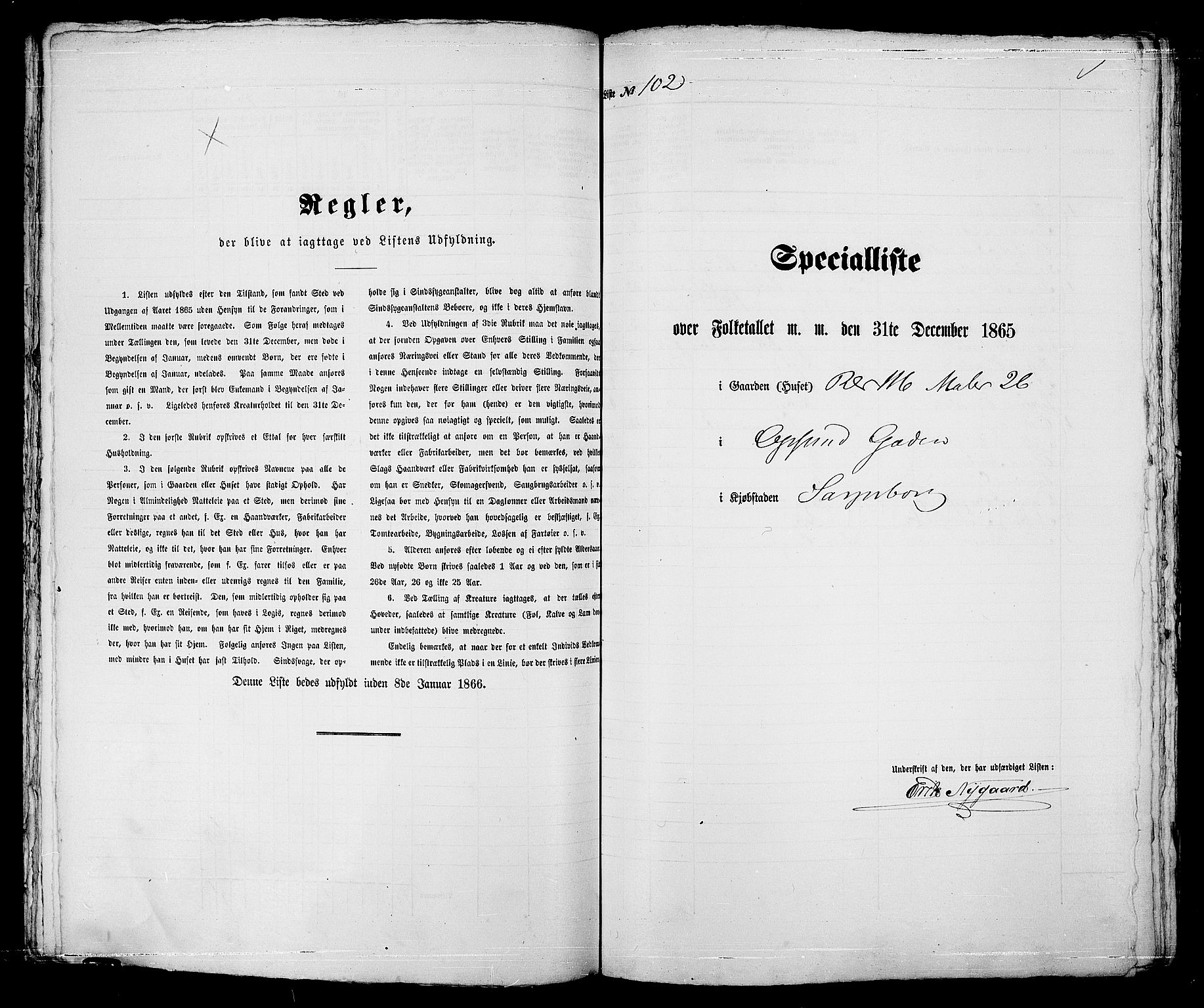 RA, 1865 census for Sarpsborg, 1865, p. 212