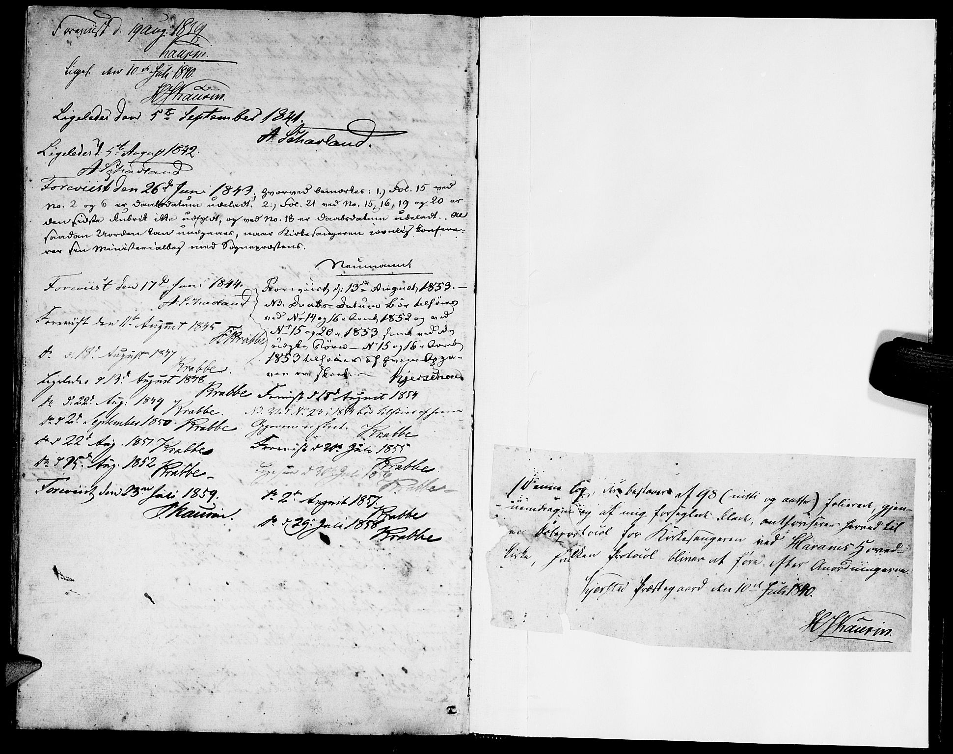 Ministerialprotokoller, klokkerbøker og fødselsregistre - Møre og Romsdal, SAT/A-1454/536/L0507: Parish register (copy) no. 536C02, 1839-1859